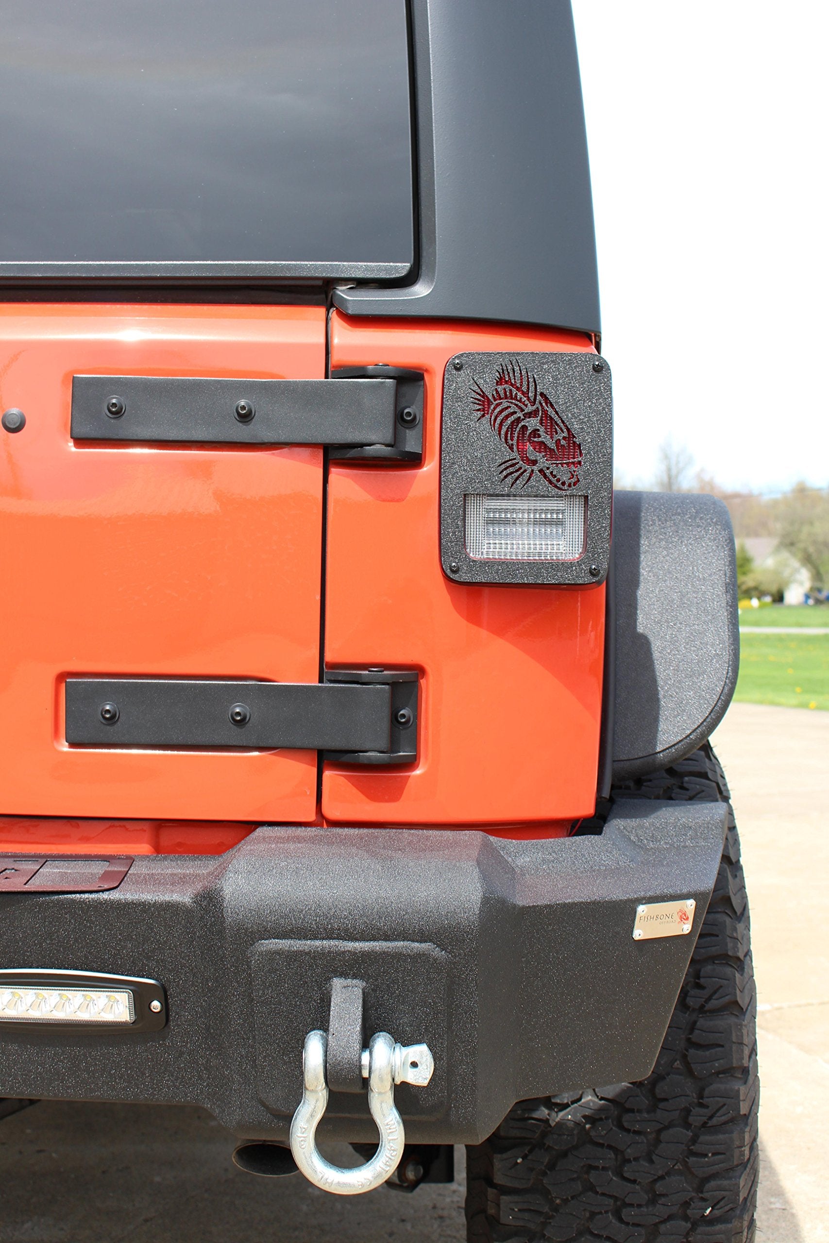 Taillight Fishbone Guard, JK
