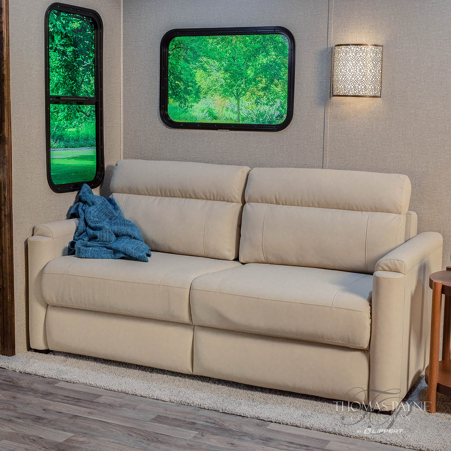 72" Thomas Payne Altoona RV Tri-Fold Sofa with PolyHyde Fabric, Couch-to-Bed Conversion, Removeable Back, Easy Installation for Travel Trailers, 5th Wheels and Motorhomes - 2020134969