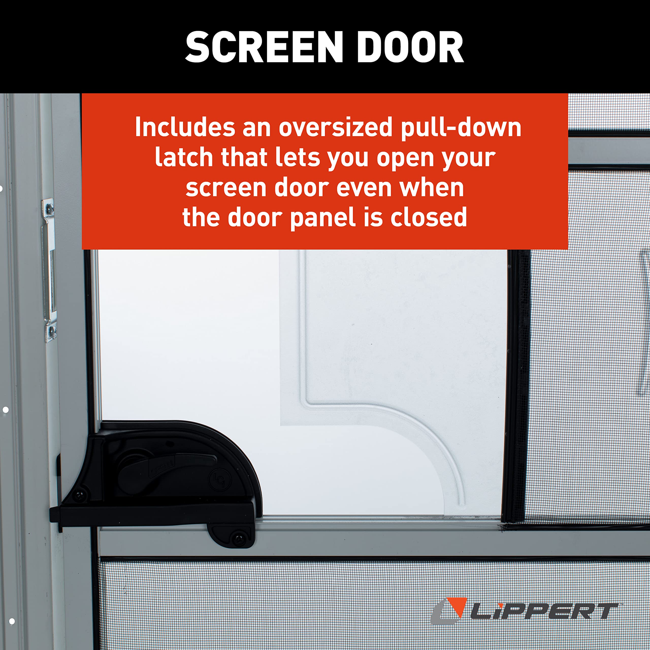 24" x 70" RV Right Square Entry Door Lippert Components v000042628 Polar White