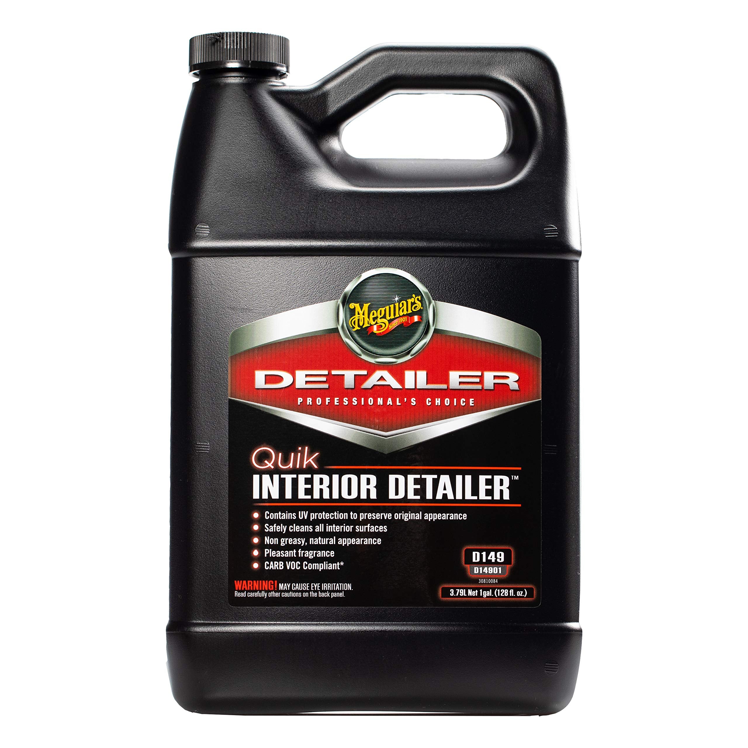 Detailer Meguiar's Quik Interior Detailer 3.79L safely cleans all interior surfaces