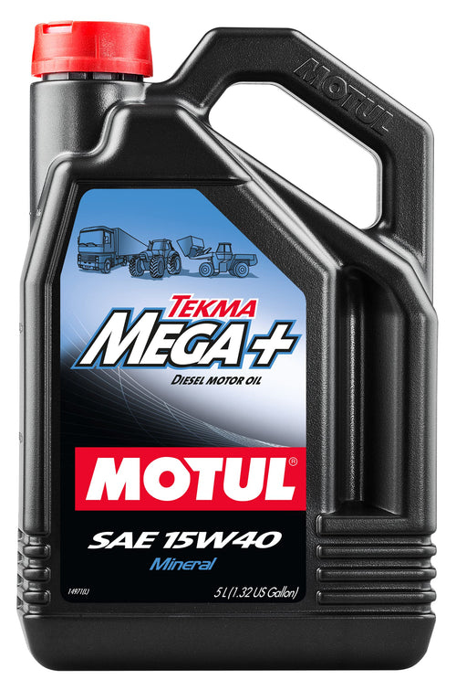 15W-40 Motul TEKMA MEGA+ Mineral Diesel Oil, 5-liter