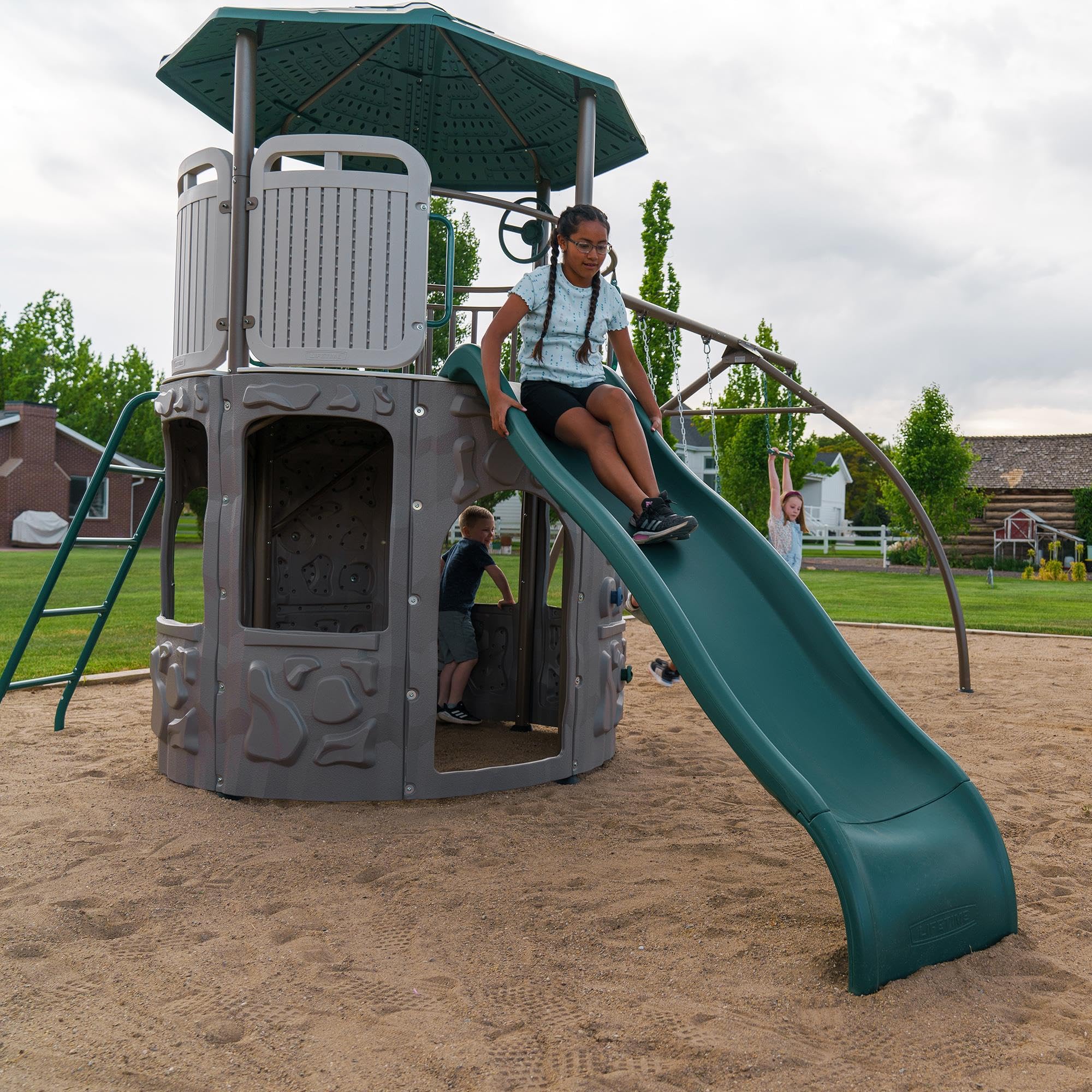 Adventure Tower Lifetime Swing Set Playset