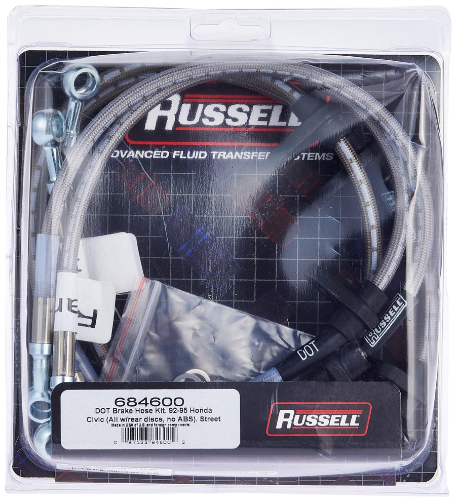684600 RUSSELL Brake Line Kit (SS 92-95 Honda Civic)