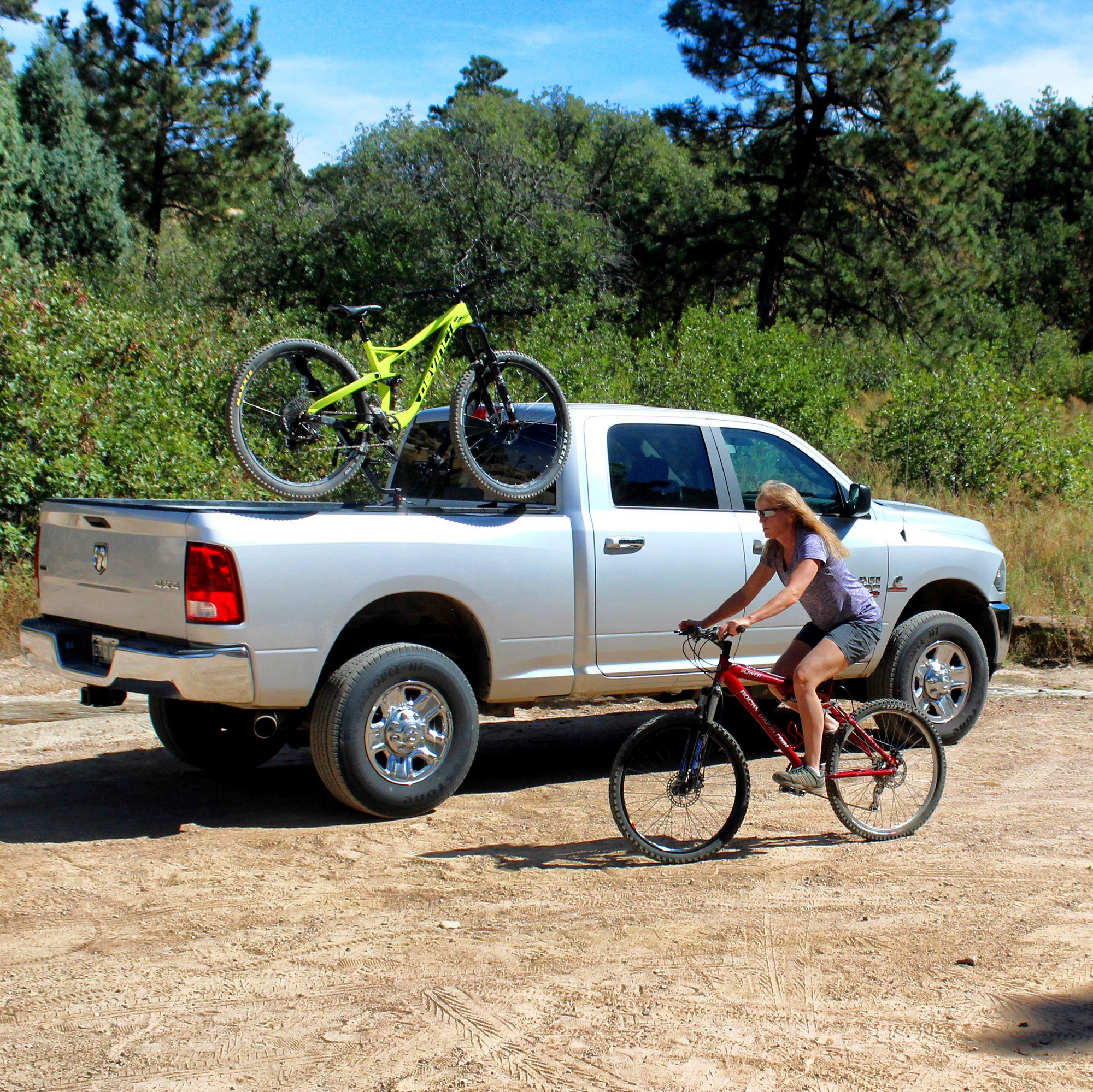 Half Nelson Let's Go Aero 2-Bike Truck Bed Mount V-Rack Carrier