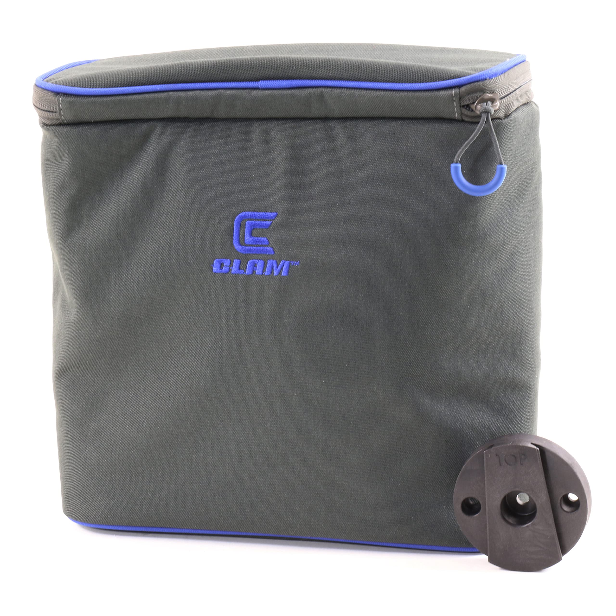 ClamLock Cooler Bag CLAM – Insulated Ice Fishing Cooler for Drinks, Bait & Snacks – Mounts to ClamLock System – Model 15950