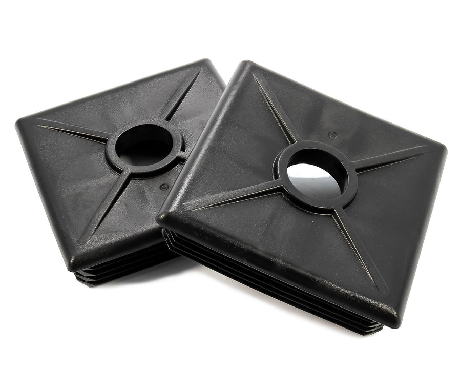 4-Inch Camco RV Bumper Caps | Easy Removal | Durable Construction | Black, 2-pack (40303)