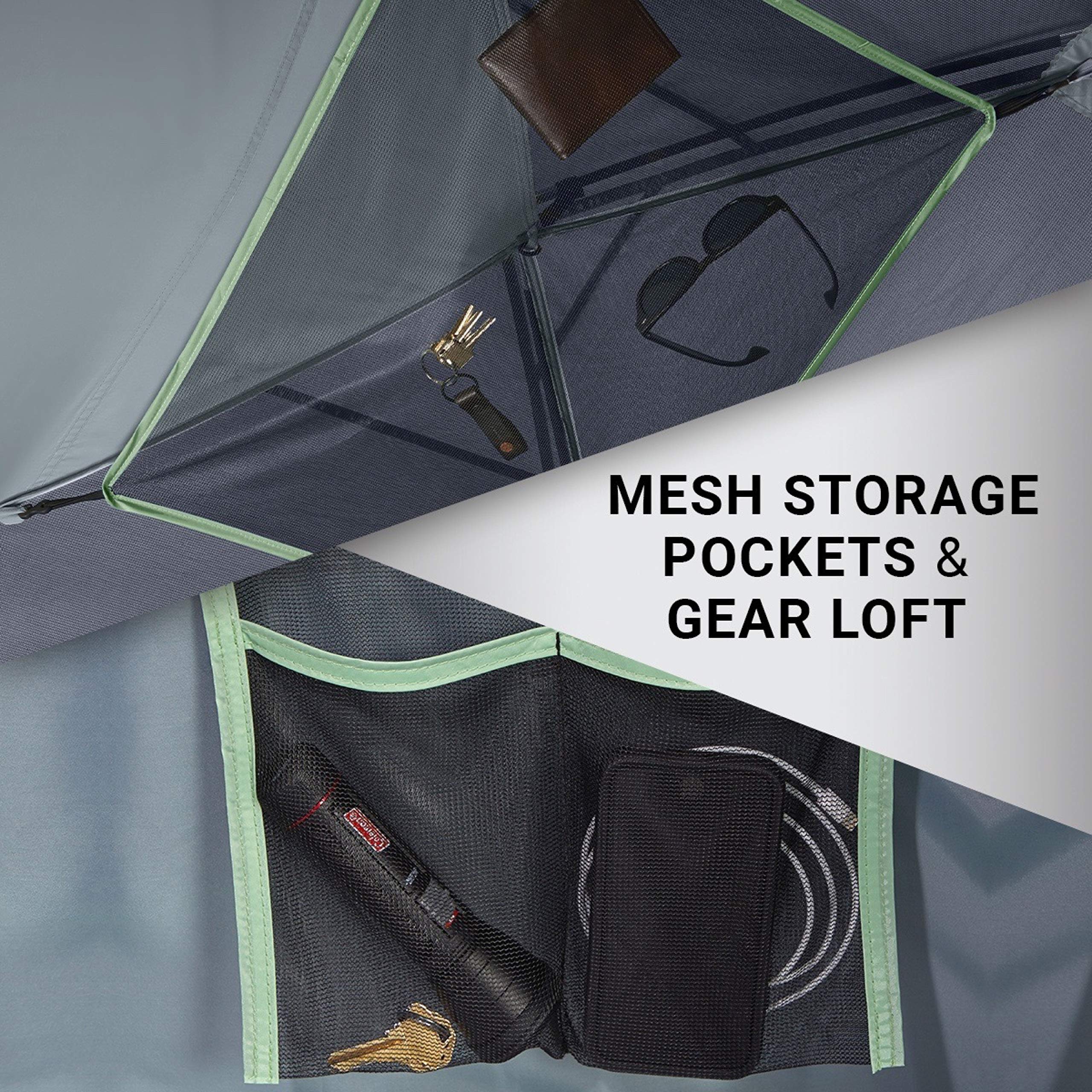 Skydome Coleman Camping Tent with 5 Minute Setup, 2/4/6/8 Person Weatherproof Tent with Rainfly & Carry Bag, 20% More Headroom Than Traditional Canopies