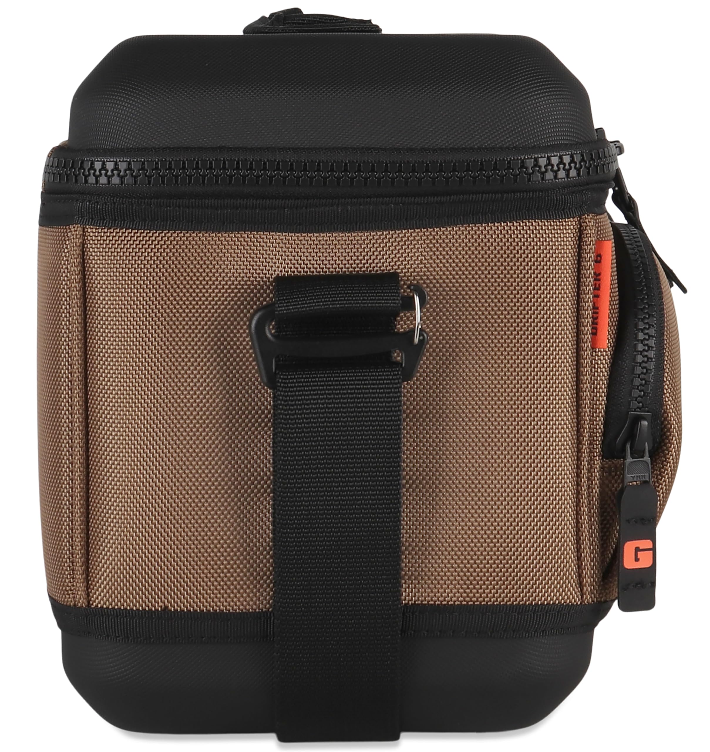 Drifter Grizzly 6-Pack | Flip-top Soft Cooler Bag | Ice Chest for Beach Boat Camping Car Fishing Golf Hiking Hunting Lunch Picnic | Lightweight Portable Insulated Waterproof | Tan