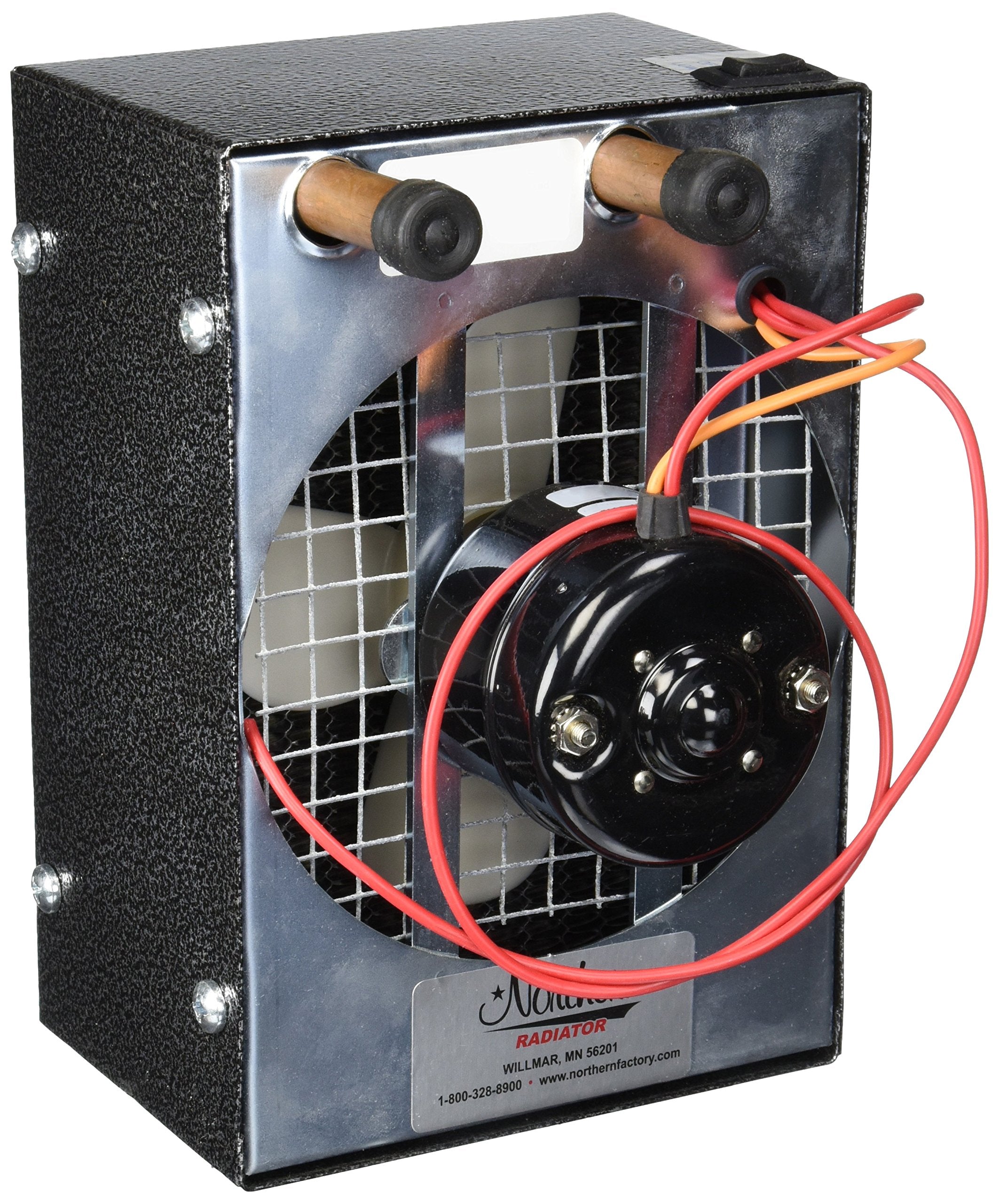 Auxiliary Northern Radiator Heater, 20000 BTU, Horizontal/Vertical Mount, 9-1/2 x 6-1/2 x 7 in, 12V, 2 Speed, Installation Kit/Switch, Universal, Kit (AH474)