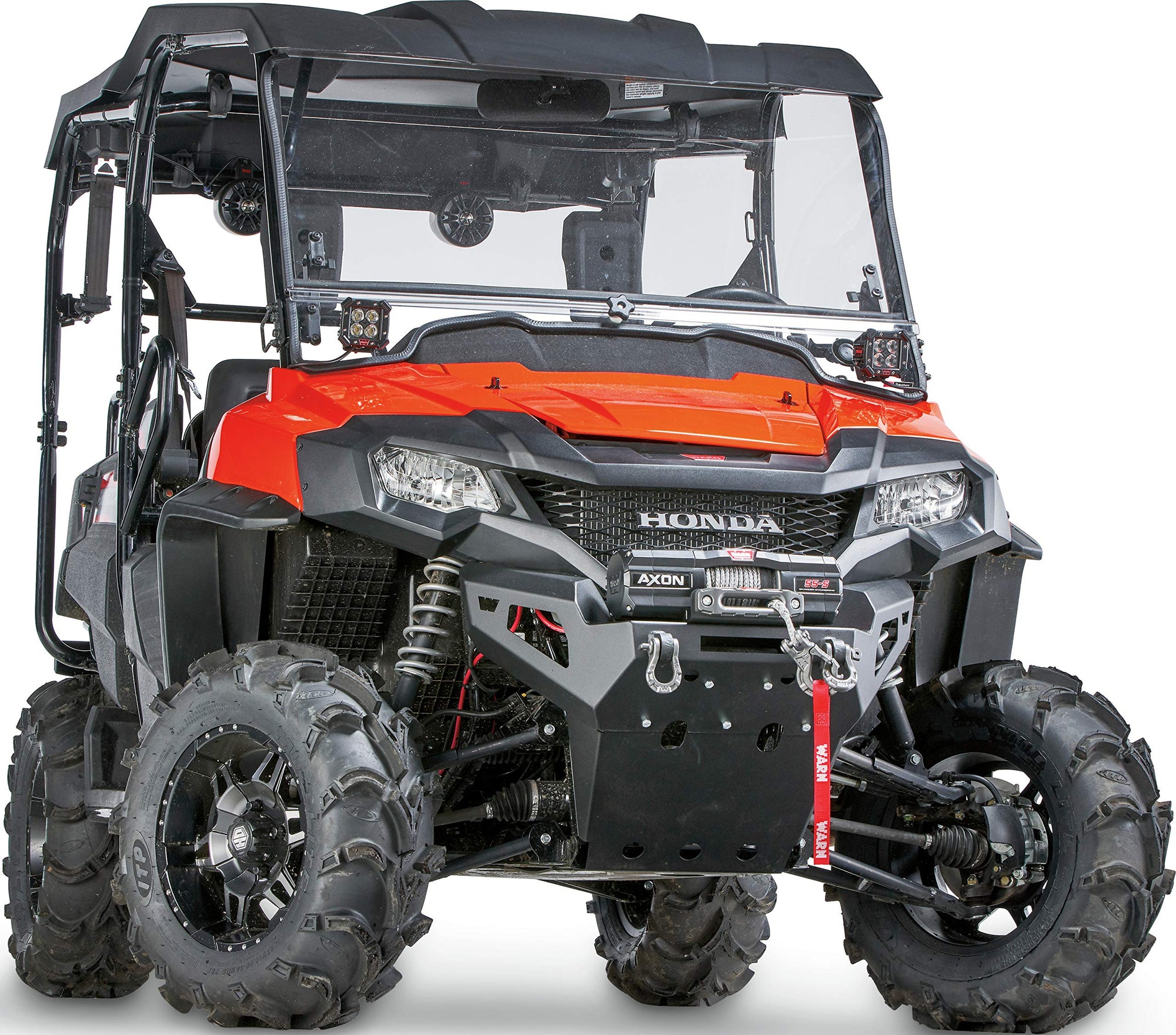 Front UTV Bumper WARN 101698, Fits: Honda Pioneer 700 (2014-2019)
