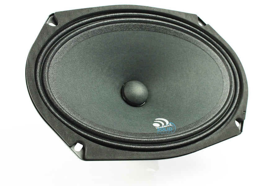 Massive Audio M69C 6x9" Sealed Back Midrange Car Speakers, 240W, 8 Ohm