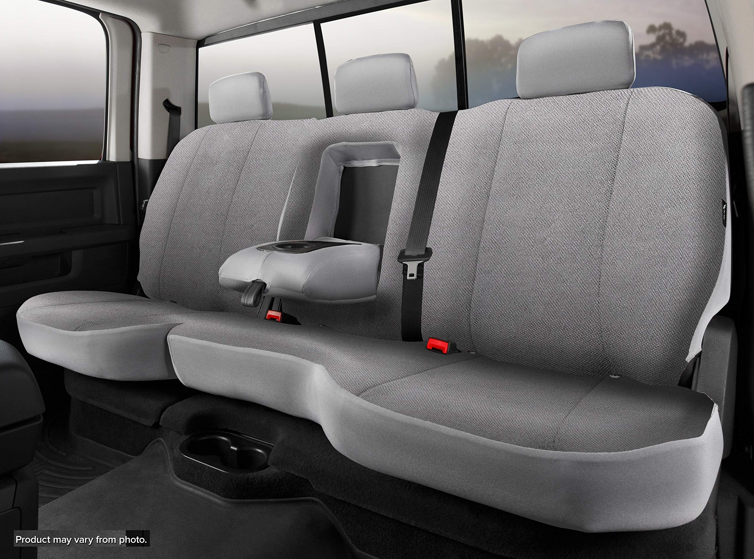 Gray FIA TRS42-79 Custom Fit Rear Seat Cover Split Seat 60/40 - Saddle Blanket (Solid Gray)
