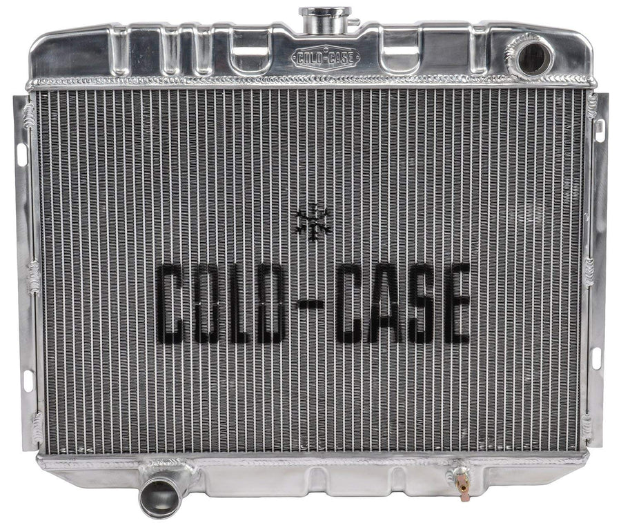 24in COLD - CASE Radiators Mustang BB 67-70 MT, silver (FOM588)