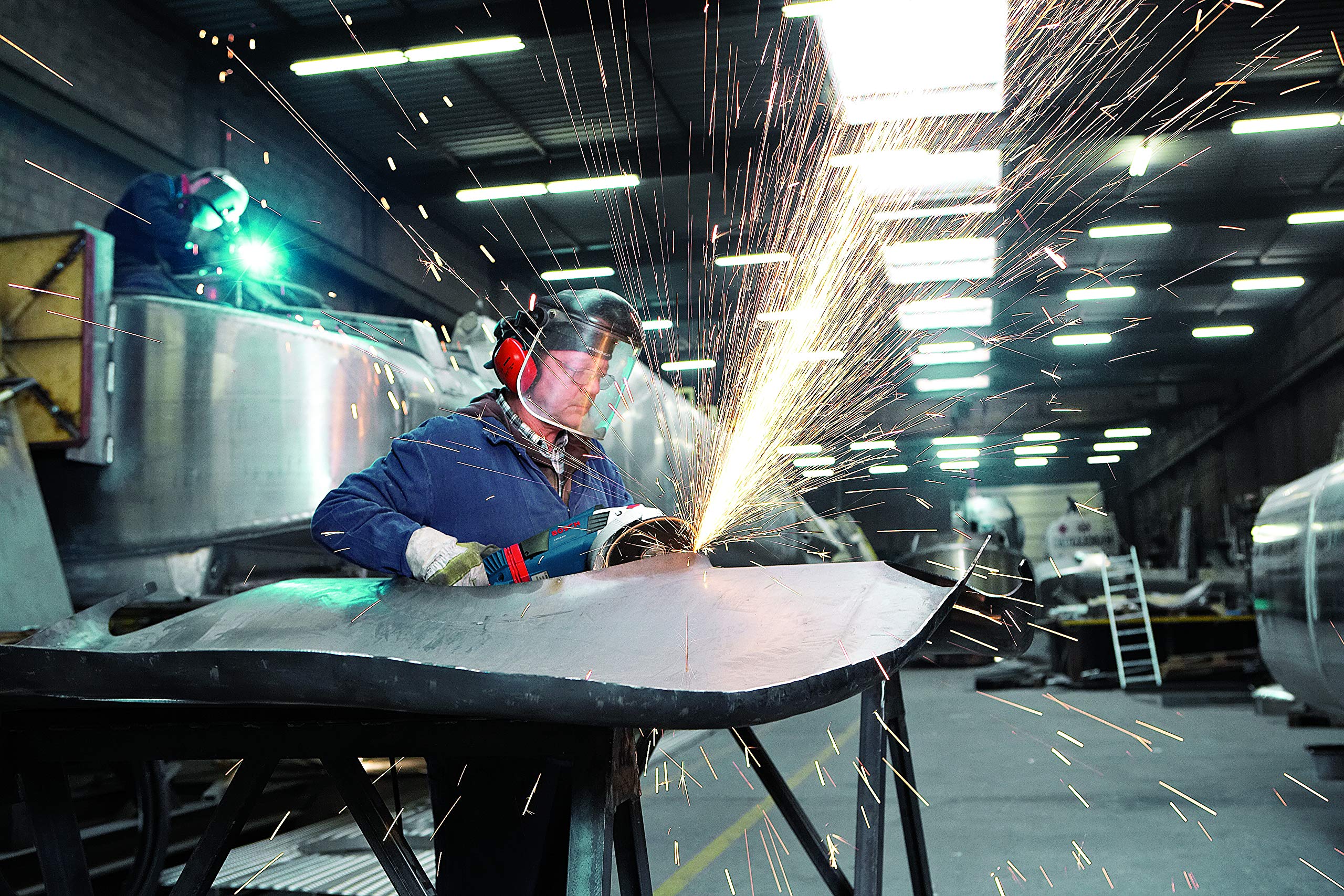 Bosch 9-Inch Large Angle Grinder without Lock On 1994-6D