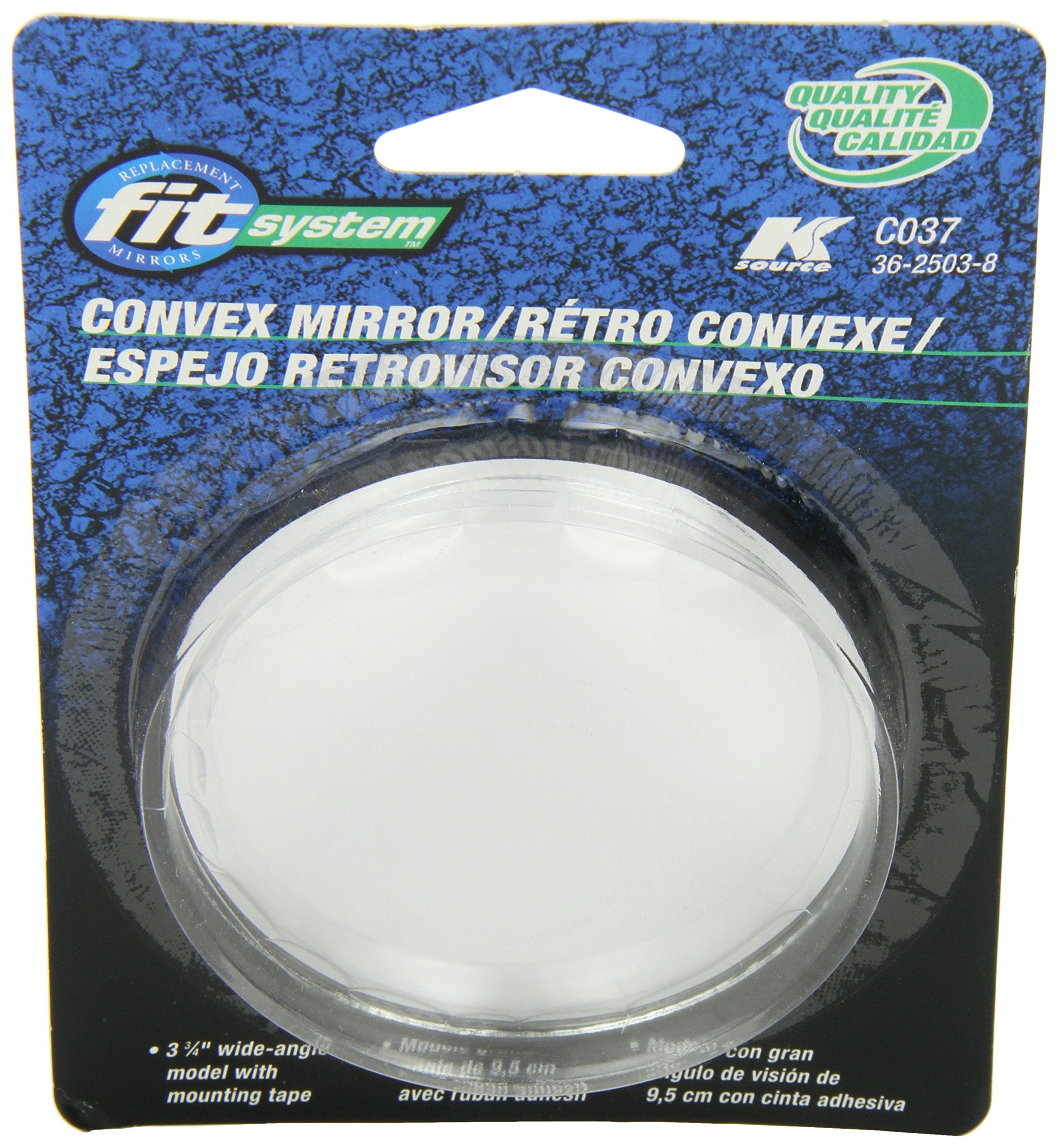 3 3/4" Round Spot Mirror K Source Fit System