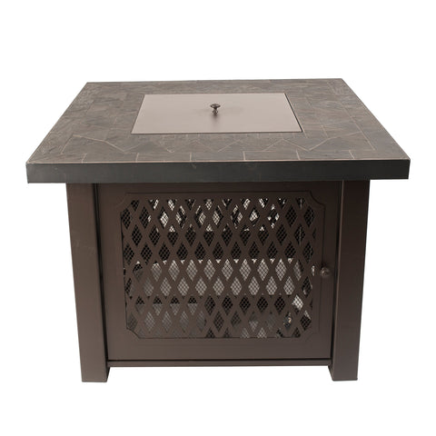 Walden Gas Fire Pit Table Pleasant Hearth OFG828T Propane