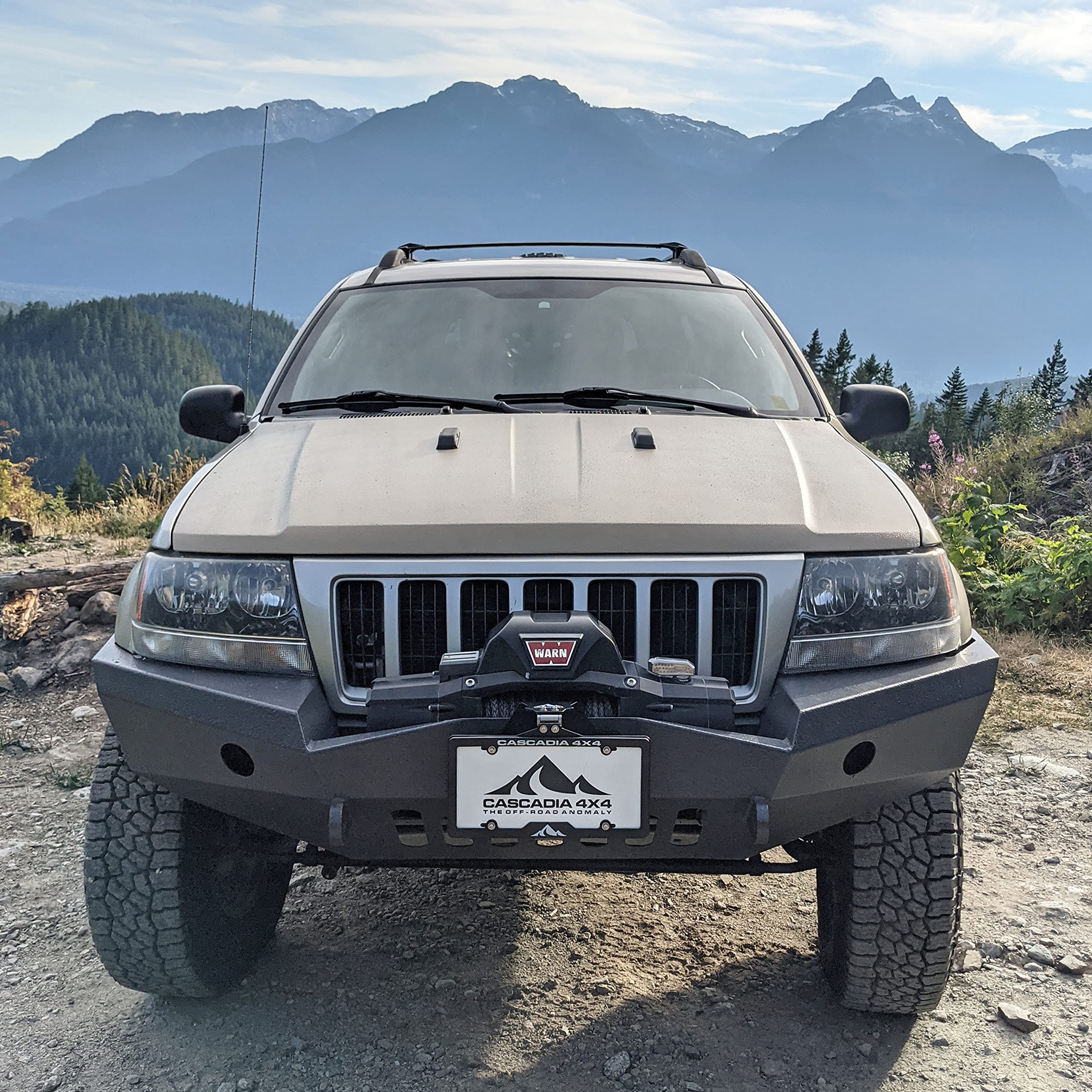 Winch License Plate Mounting System Cascadia 4x4 Flipster V3 | Hawse, Roller, Recessed Fairlead