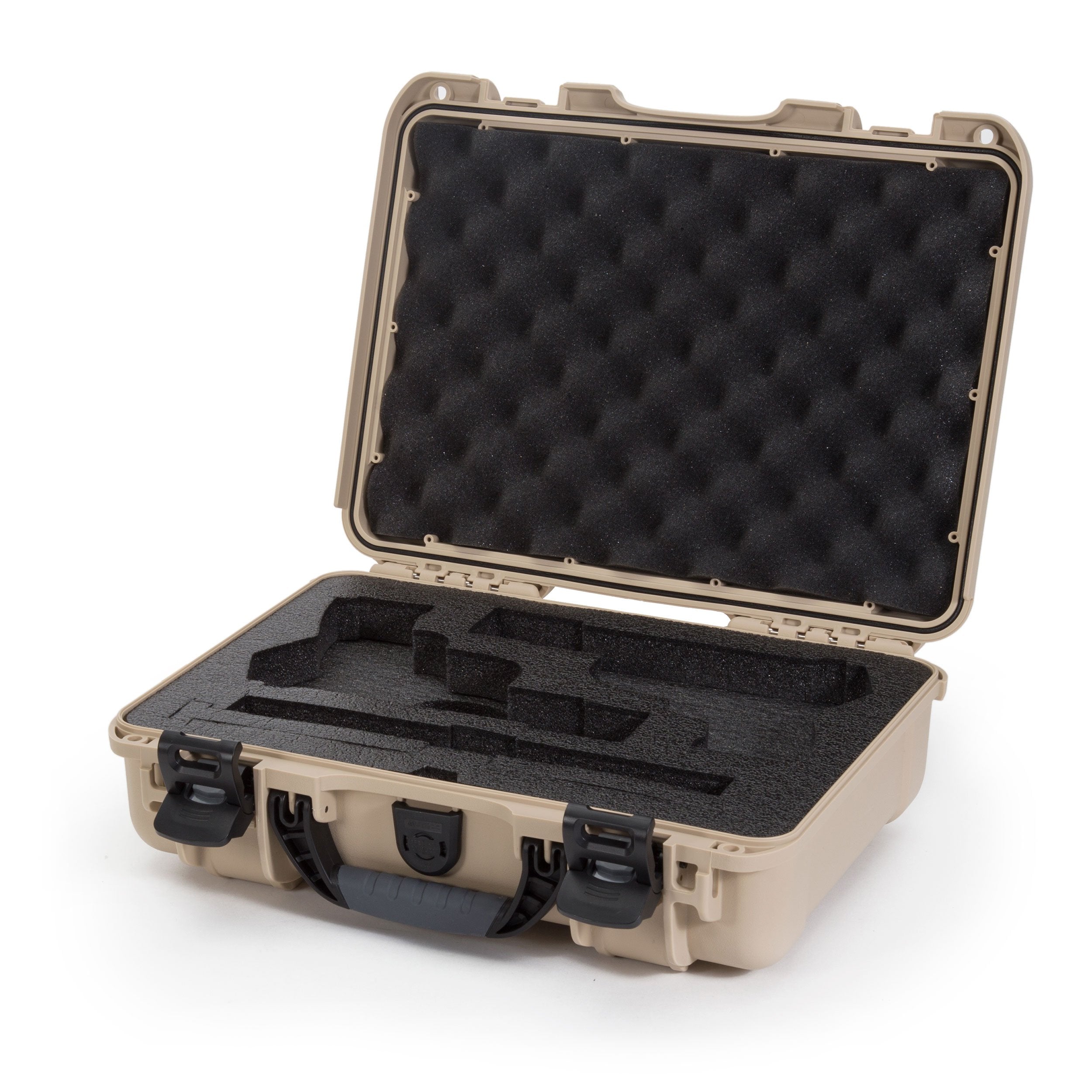 NANUK Hard Case with Custom Foam Insert for 15 UP up to 2 Professional Sporting Gear with Wheels – IP67 Waterproof Gear Case Storage, Made in Canada