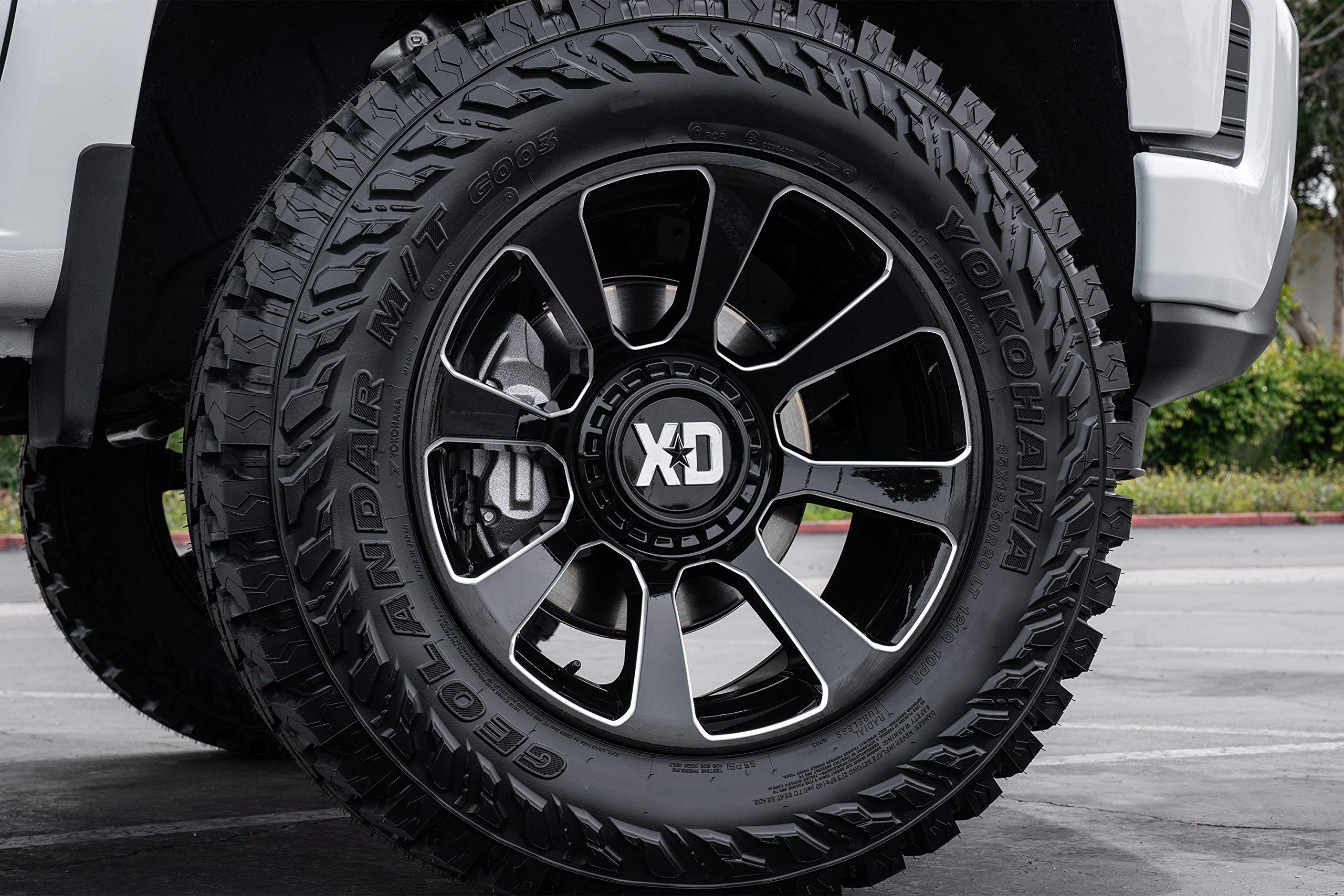 20x10 XD854 REACTOR, Bolt Pattern: 6x135/5.5, Offset: -18, GLOSS BLACK MILLED, set of 1
