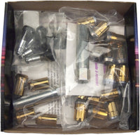 SplineDrive McGard 65454GD Chrome/Gold Wheel Installation Kit (M12 x 1.25 Thread Size) - for 4 Lug Wheels
