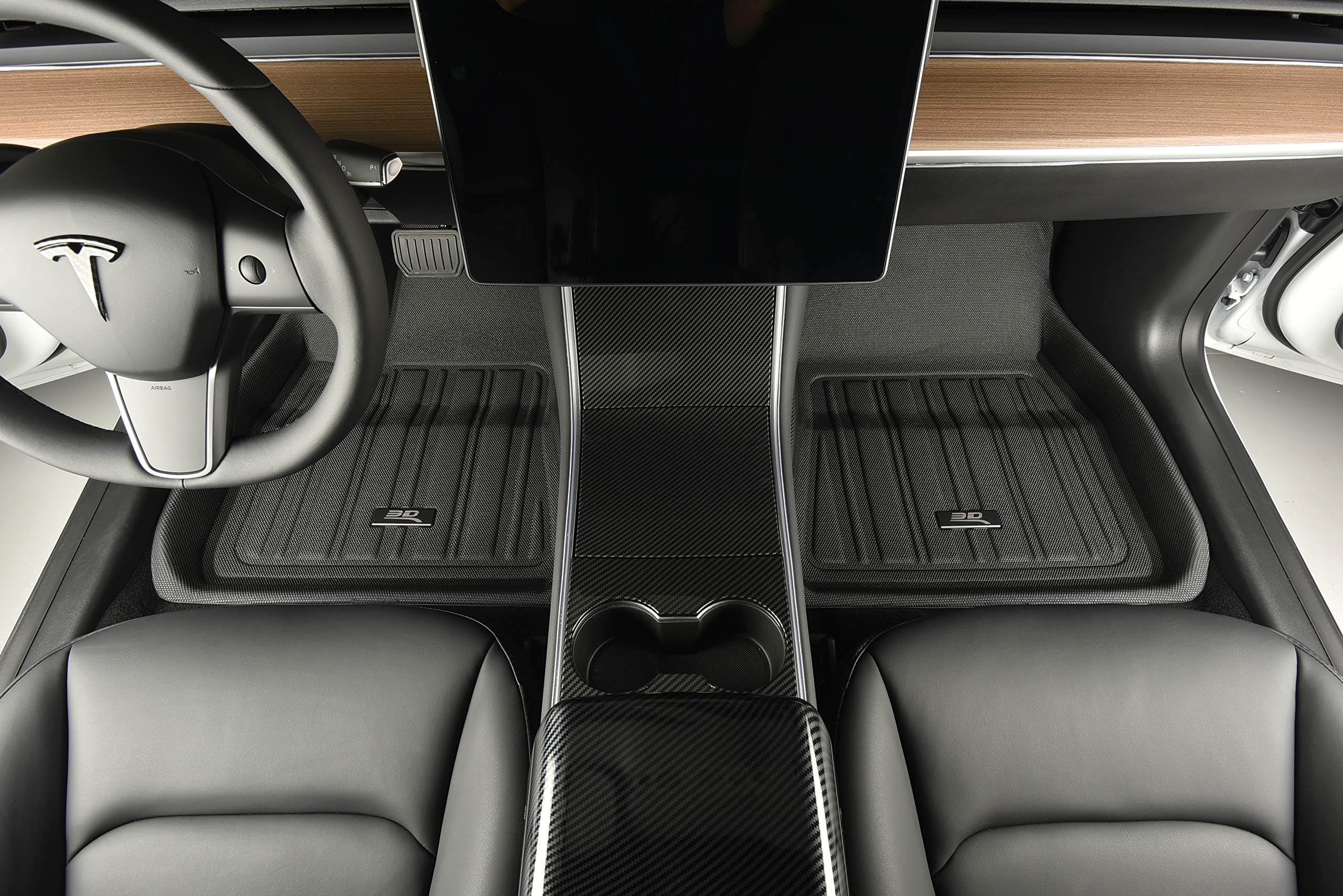 Kagu 3D MAXpider Custom Fit Floor Mat (Black) Compatible with Audi Q4 e-tron / Q4 e-tron Sportback 2022-2025 - Full Set