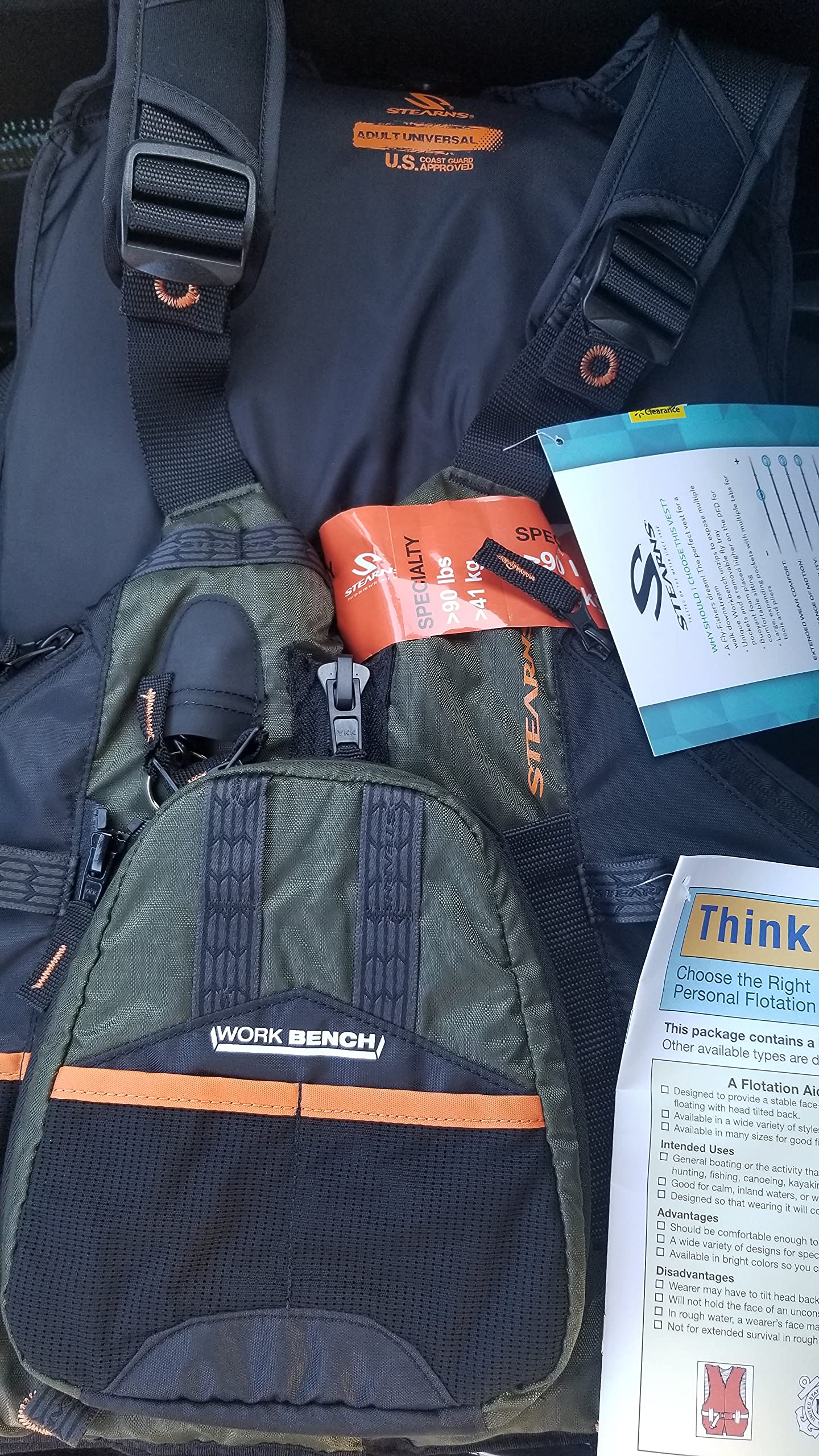 HYB PFD 5550 FISHING UNIV GRN C002