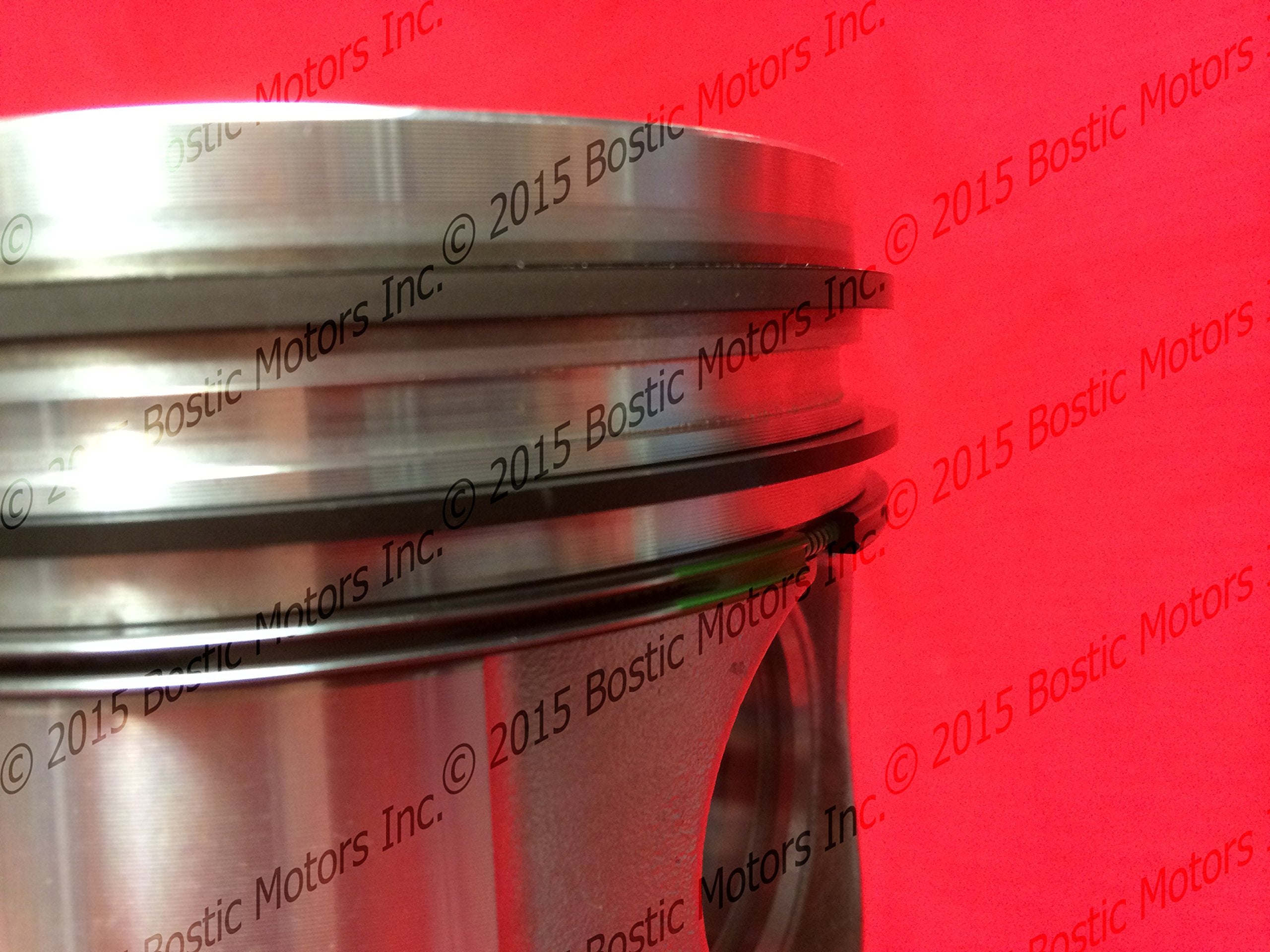 MAHLE Pistons set 7.3 for Ford 7.3L Diesel Pistons Standard Bore w/Rings 95-03 MAHLE Clevite Set of 8