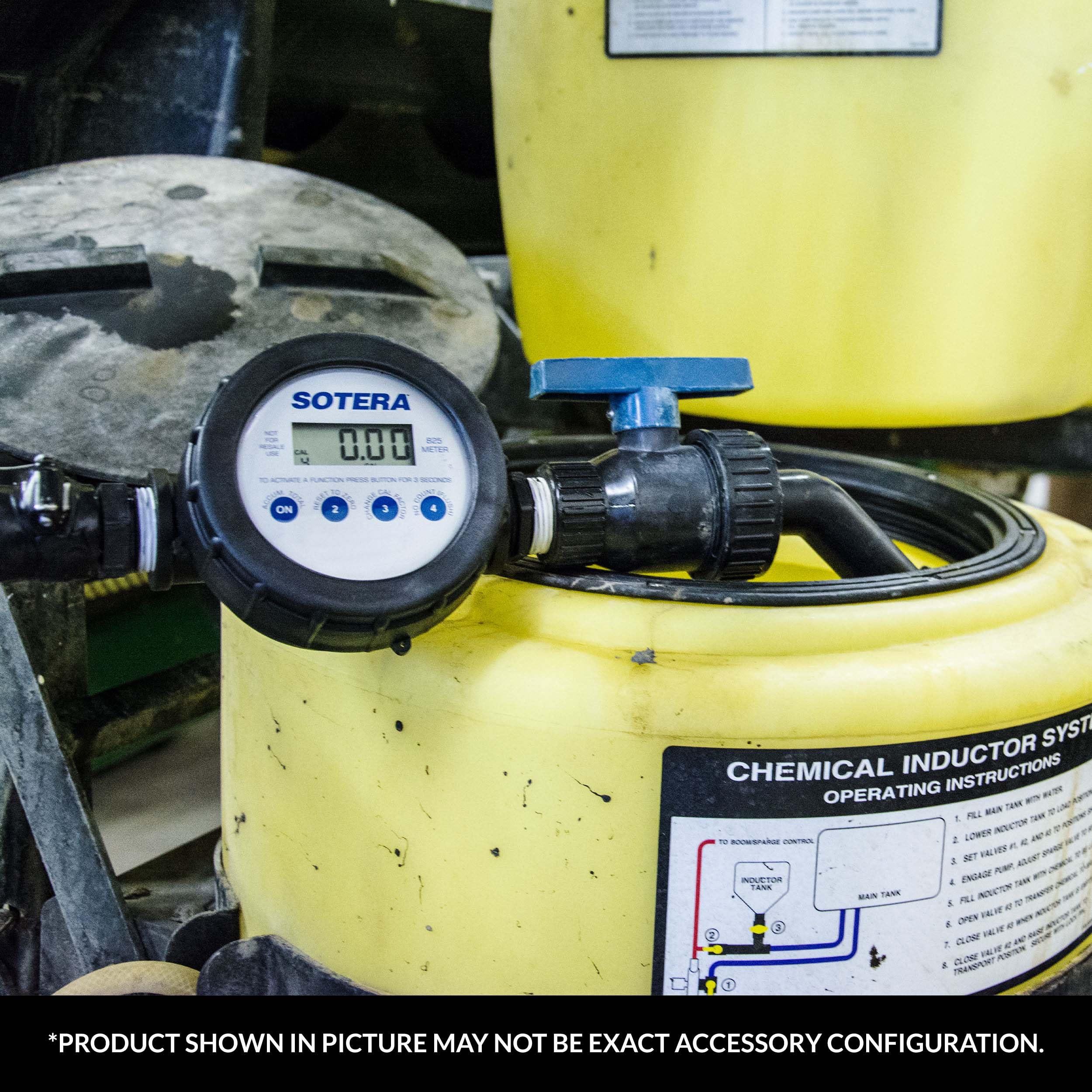 825 Sotera 1" 2-20 GPM Digital Chemical Transfer Meter