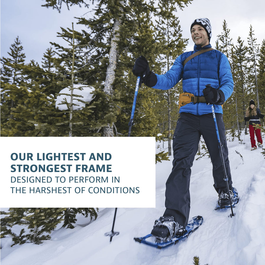Yukon Charlie's Snowshoe Kit Advanced, 9-inch x 30-inch, Includes Snowshoes, Trekking Poles, and Travel Bag