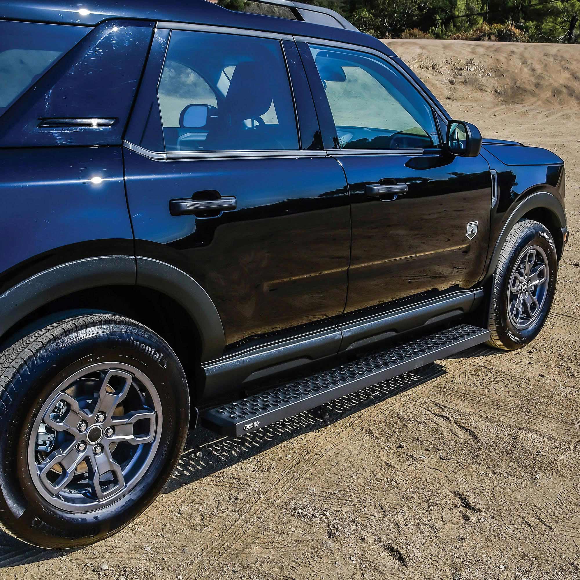 27-74715 Westin Grate Steps Running Boards 68 in. Textured Black Pair (Required Mounting Kit Sold Separately)