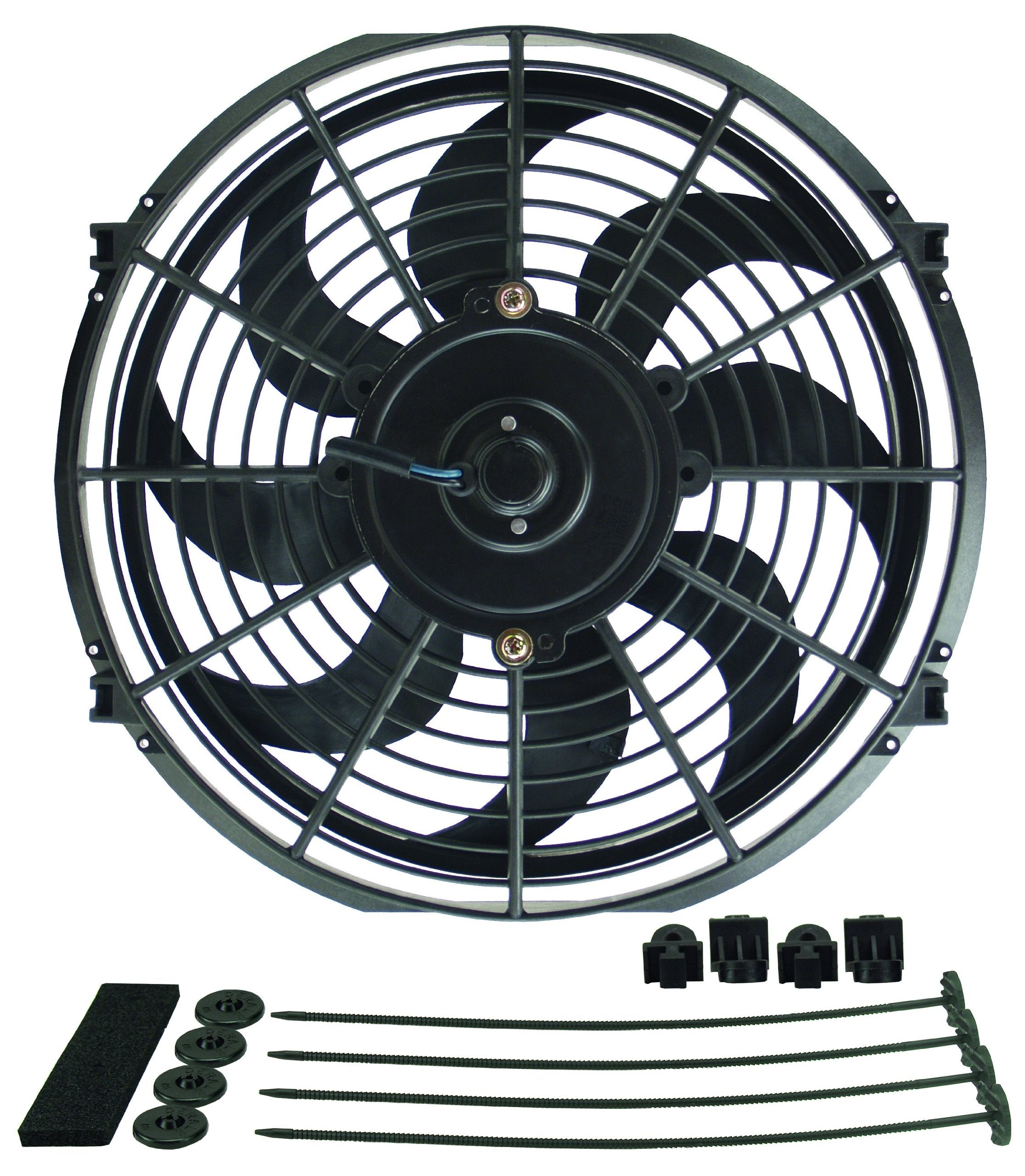 12 Derale Dyno-Cool Curved Blade Electric Fan