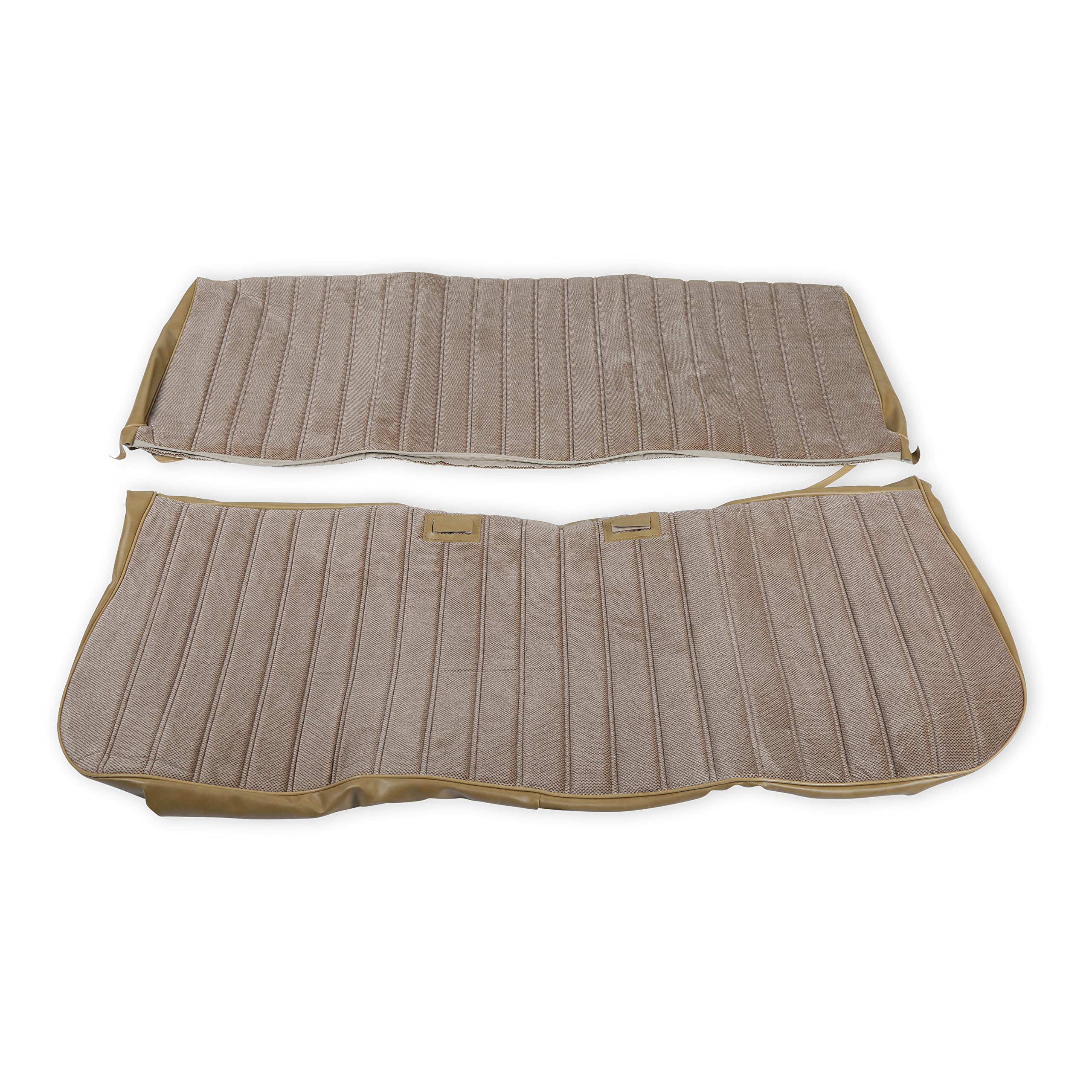 05-298 Brothers Trucks Seat Upholstery Full Pleat Cloth/Vinyl - Tan
