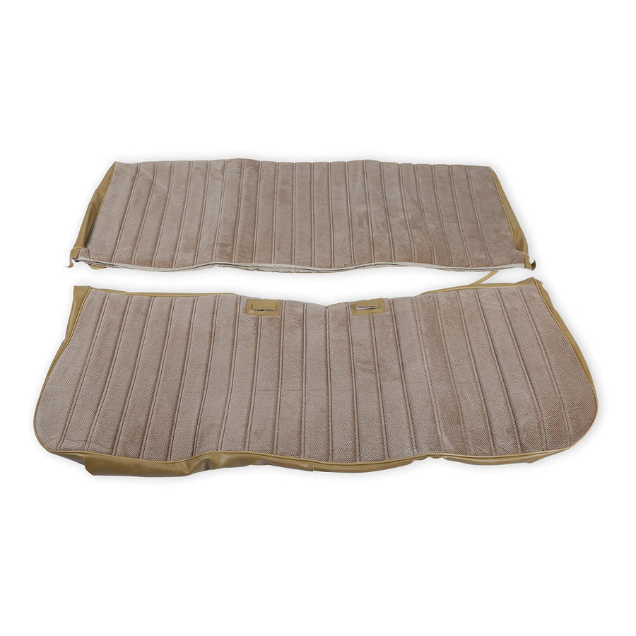 05-298 Brothers Trucks Seat Upholstery Full Pleat Cloth/Vinyl - Tan