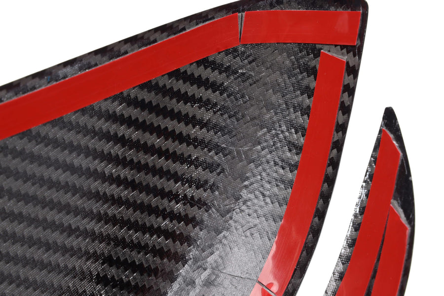 Dinan Mirror Cover Set D980-0033 - Gloss Twill Carbon Fiber