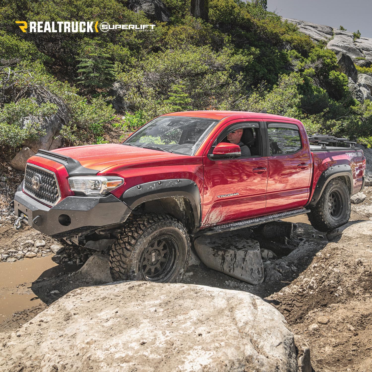 SUPERLIFT RealTruck SUSPENSION 2" Leveling Kit for Toyota Tacoma | Complete Kit | 40055 | Fits 2024 Toyota Tacoma 4WD Doesn't fit TRD Pro or TrailHunter or with Adaptive Variable Suspension