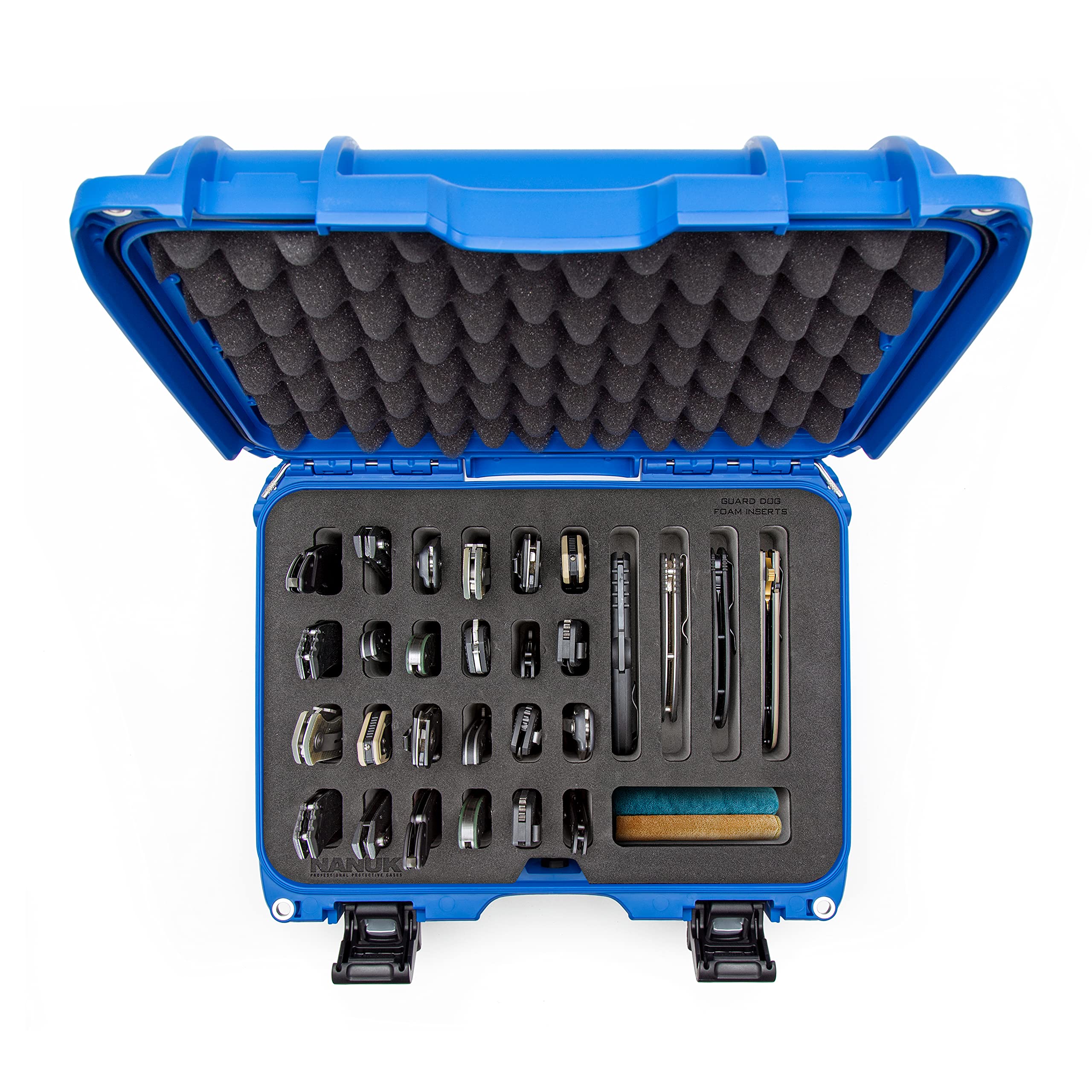 Blue Nanuk Case w/Foam Insert for 28 Knives 915-28KNI8