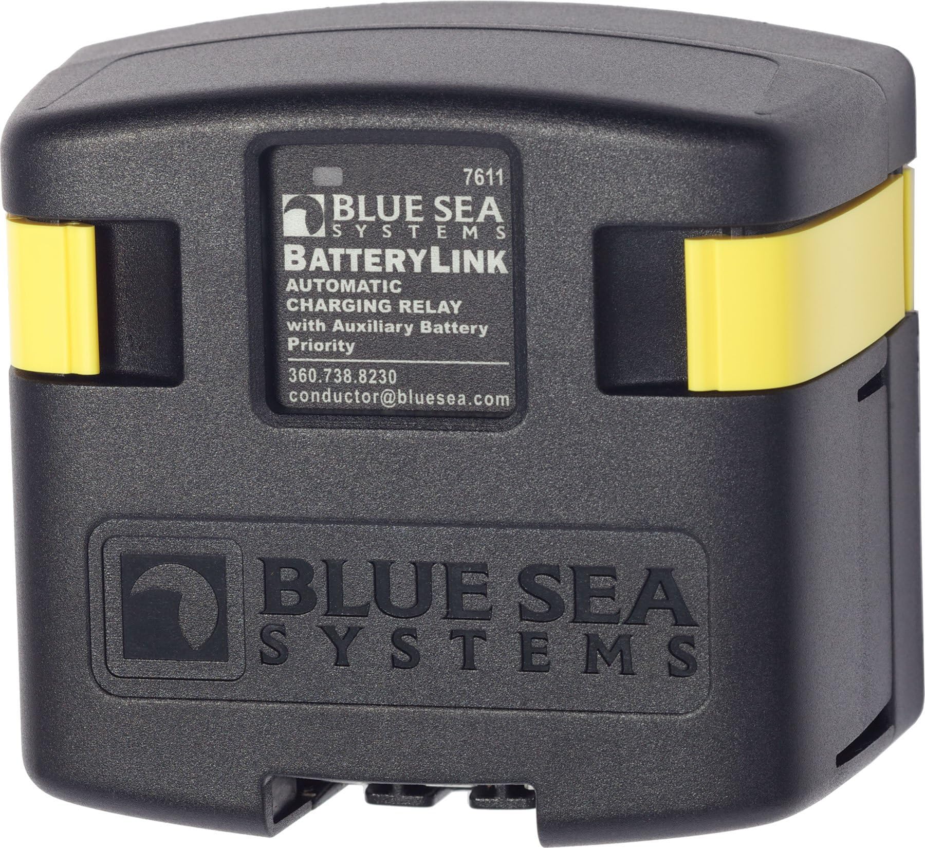 Blue Sea Systems AUTO CHARGE RELAY 7611 120A 12/24V, Black,Yellow