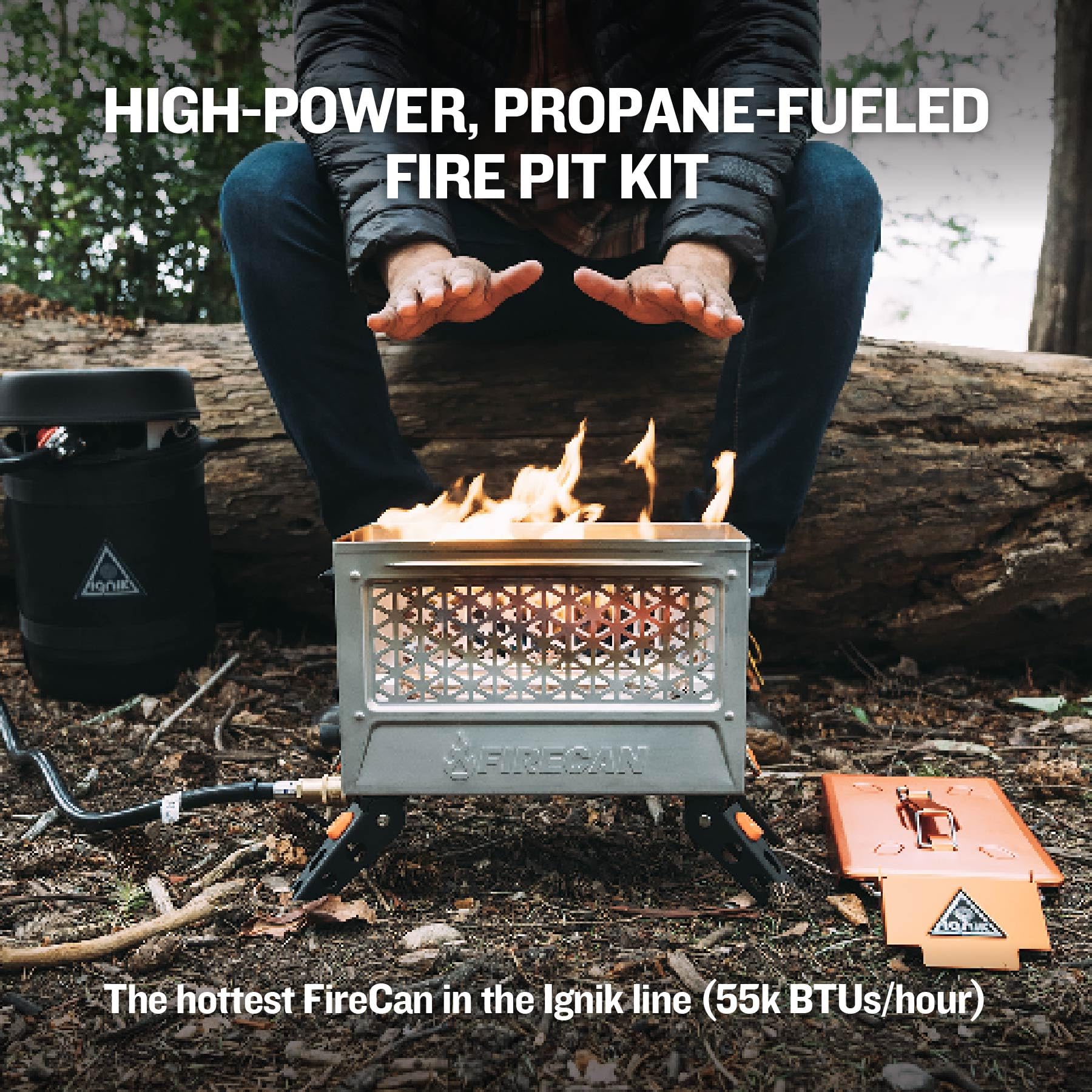 Ignik Elite High-Powered FireCan Portable Propane FirePit