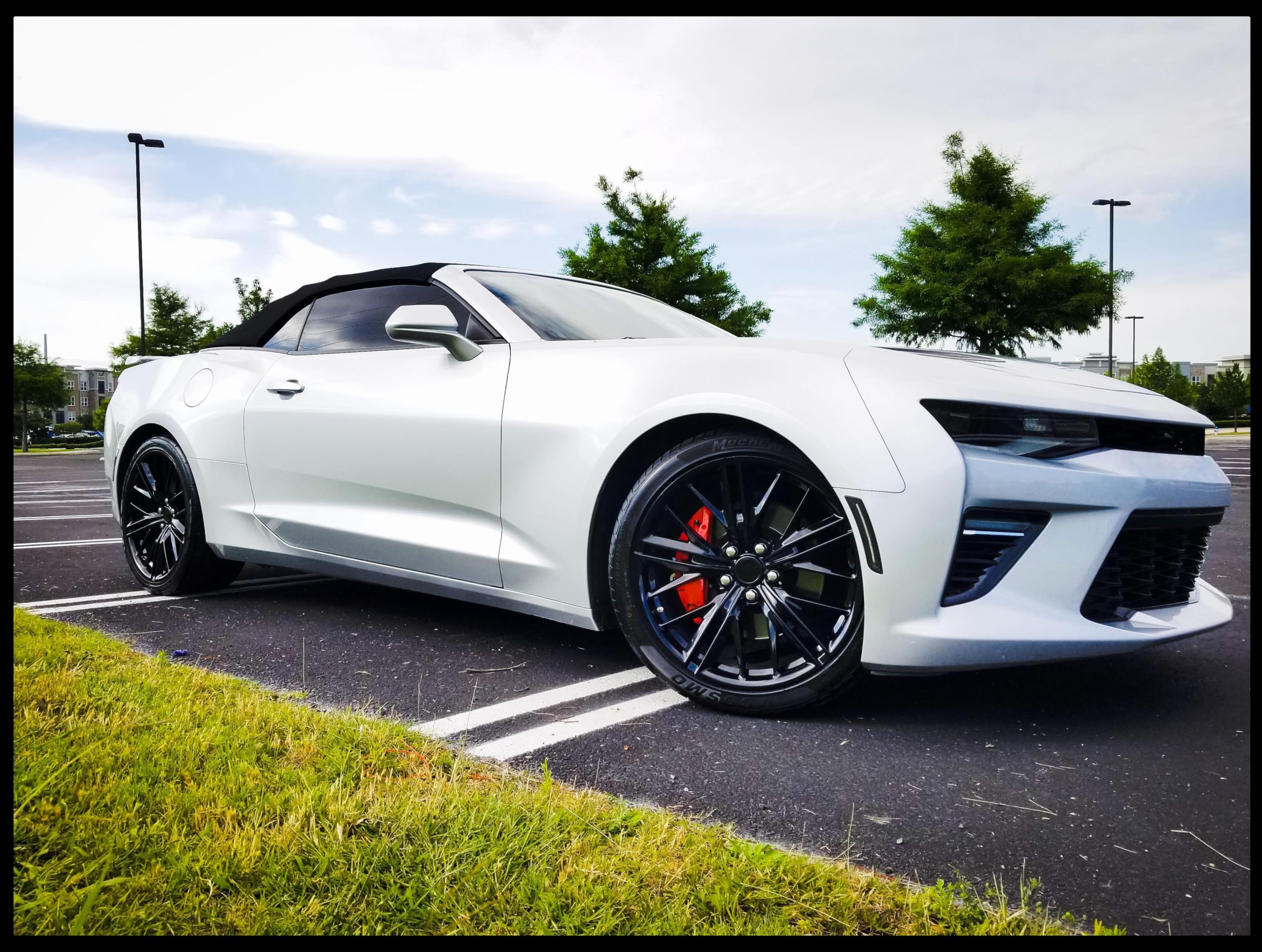 20 Inch OE Wheels CV25 Rim Fits Camaro ZL1 Style 5x120 20x9.5 Satin Black - Hollander 5773 (1)