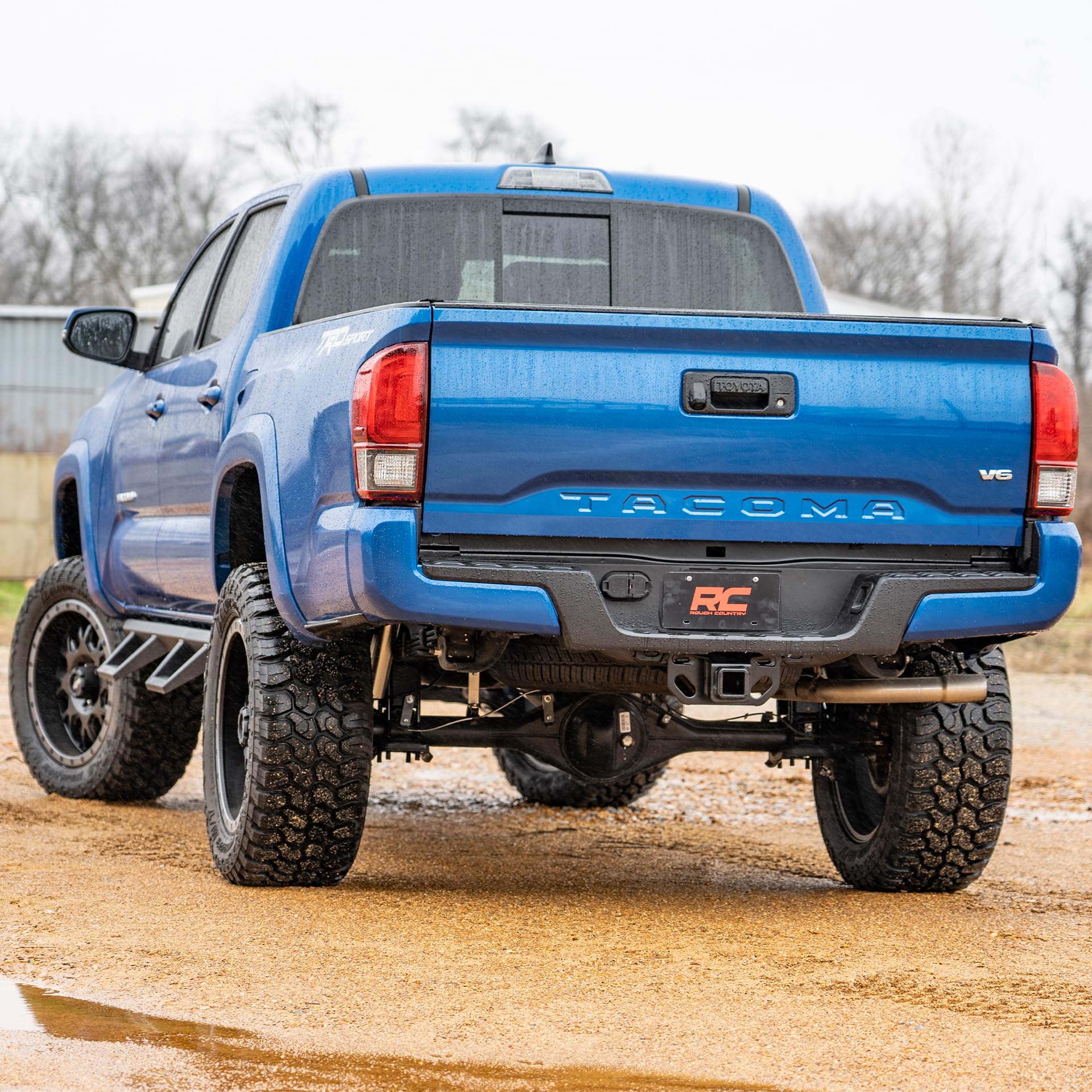 Rough Country 3" Vertex Adjustable Rear Shocks for 2005-2023 Tacoma - 699010
