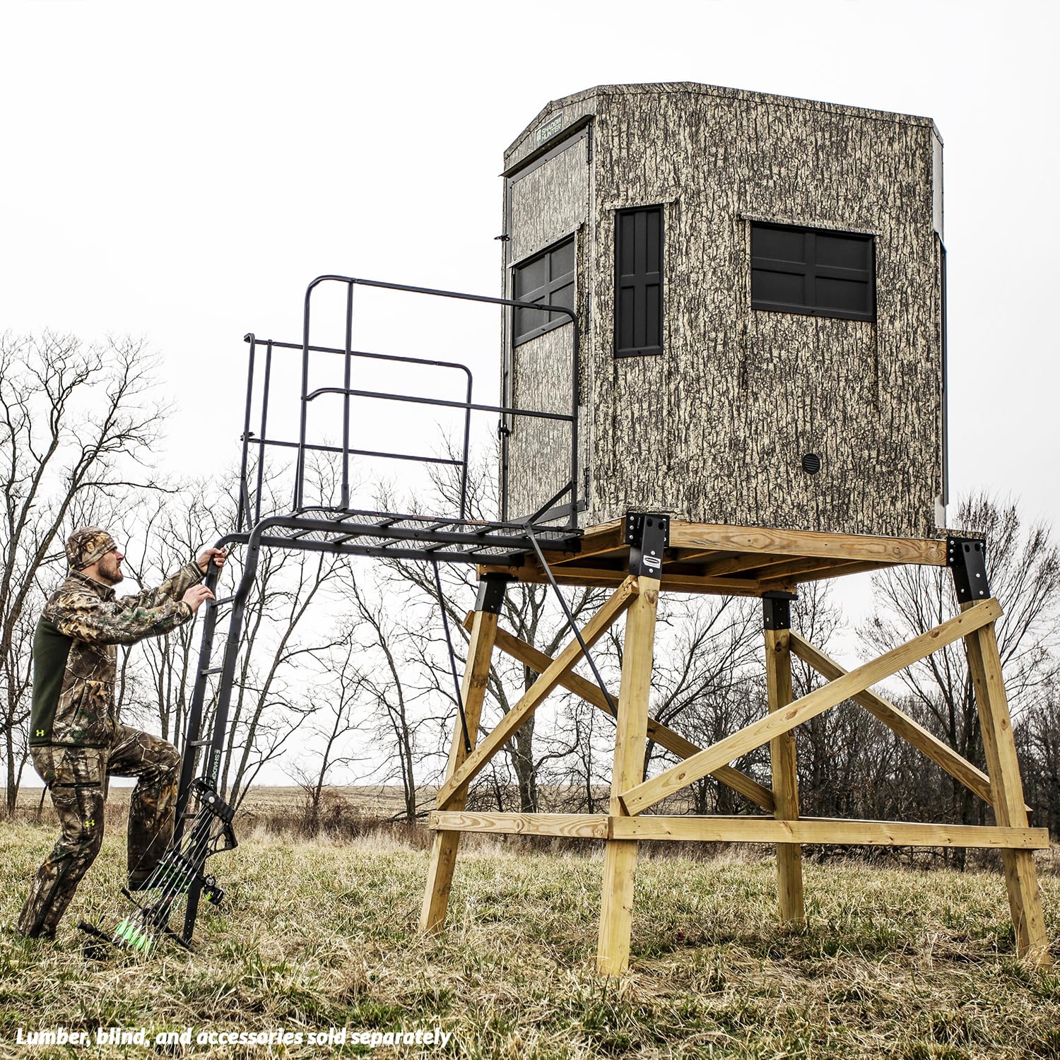 Adjustable Shadow Hunter SH33LP Ladder and Platform Kit