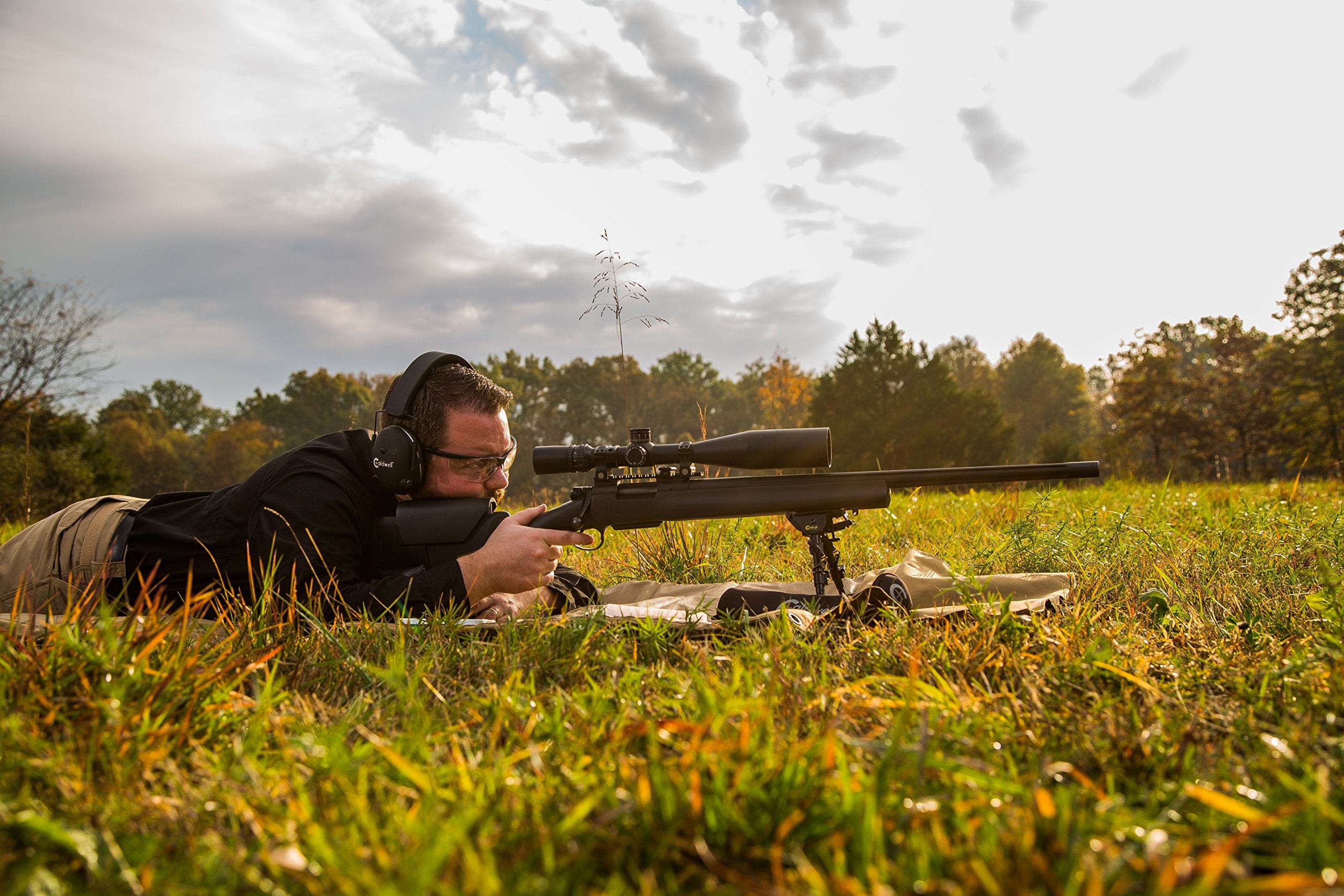 Caldwell XLA Bipod 6" - 9" with Adjustable Notched Legs and Slim Design Folding for Easy Transport, Rifle Stability, and Target Shooting