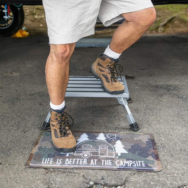 Adjustable Height Camco RV Step Stool (43676)