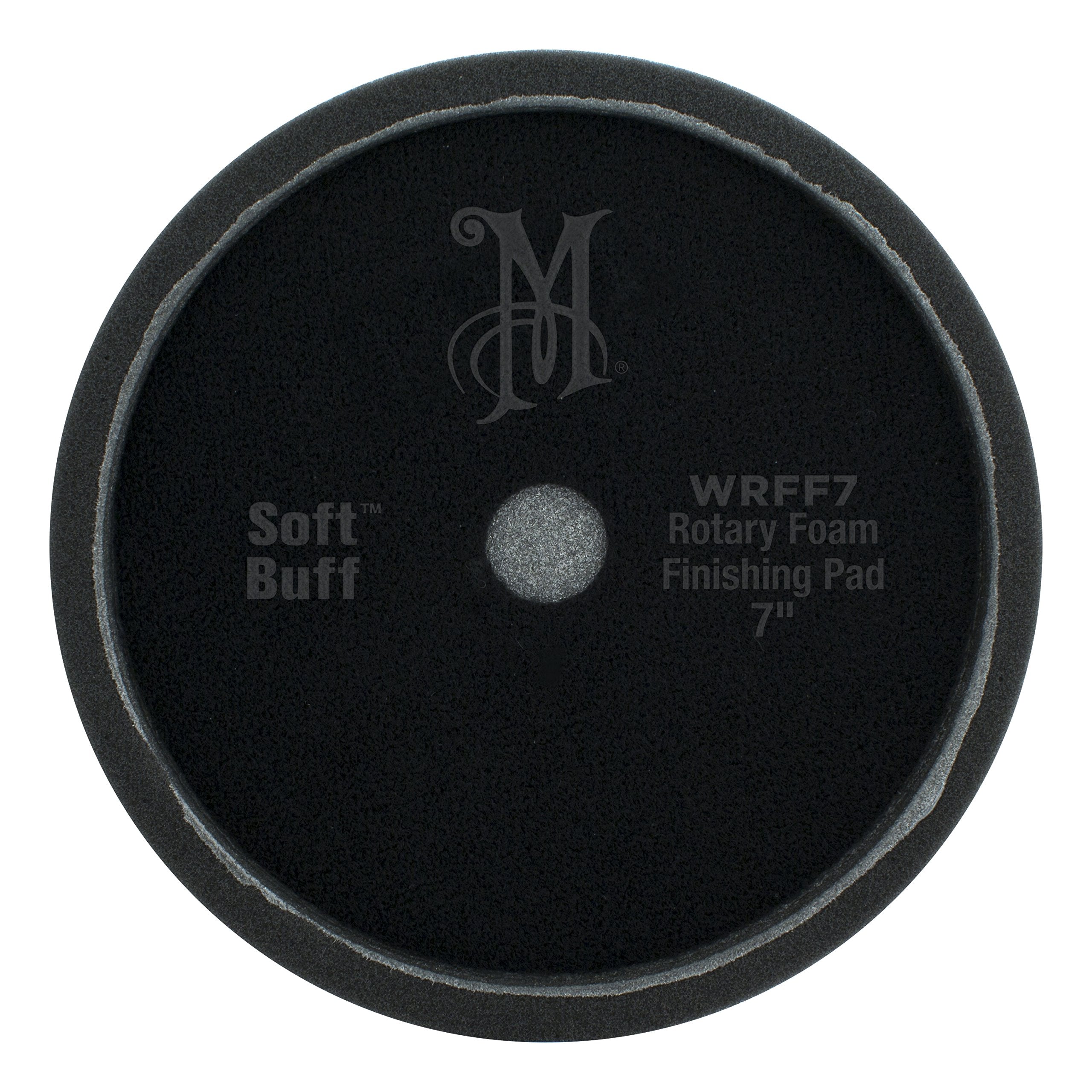 7" Meguiar's Soft Buff Rotary Foam Finishing Pad WRFF7 - Professional Finishing for Applying Waxes and Sealants - Foam Applicator Pad for Use with a Rotary Buffer, 1 Count