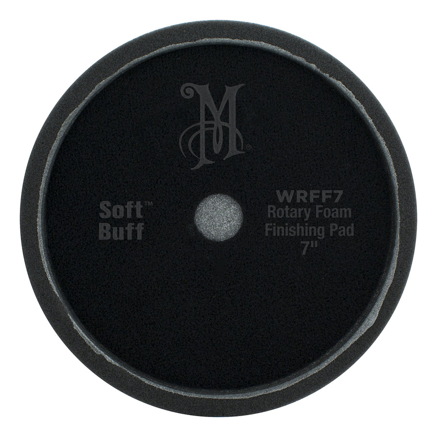 7" Meguiar's Soft Buff Rotary Foam Finishing Pad WRFF7 - Professional Finishing for Applying Waxes and Sealants - Foam Applicator Pad for Use with a Rotary Buffer, 1 Count