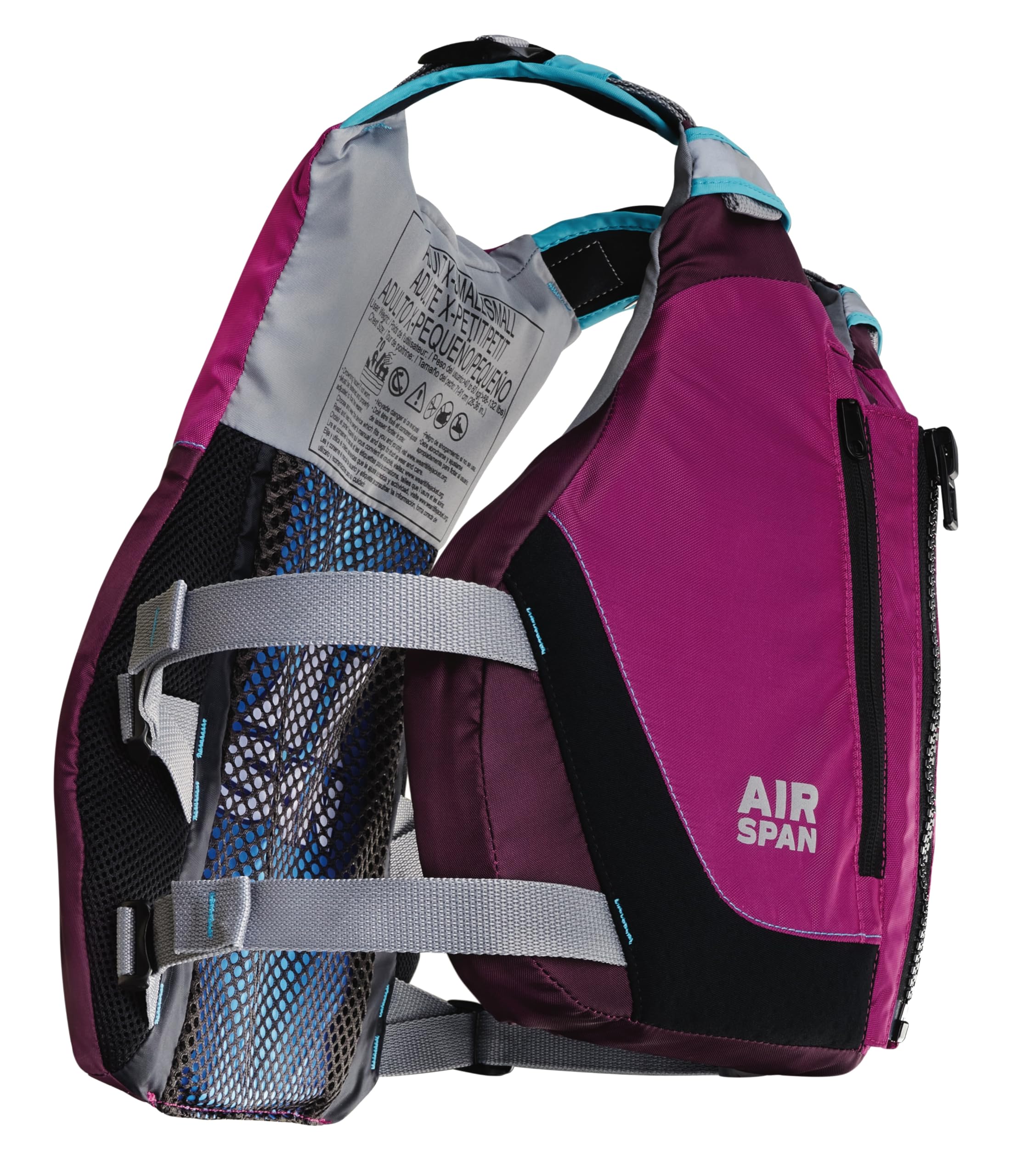 Air Span Onyx Breeze Life Jacket, Purple, M/L