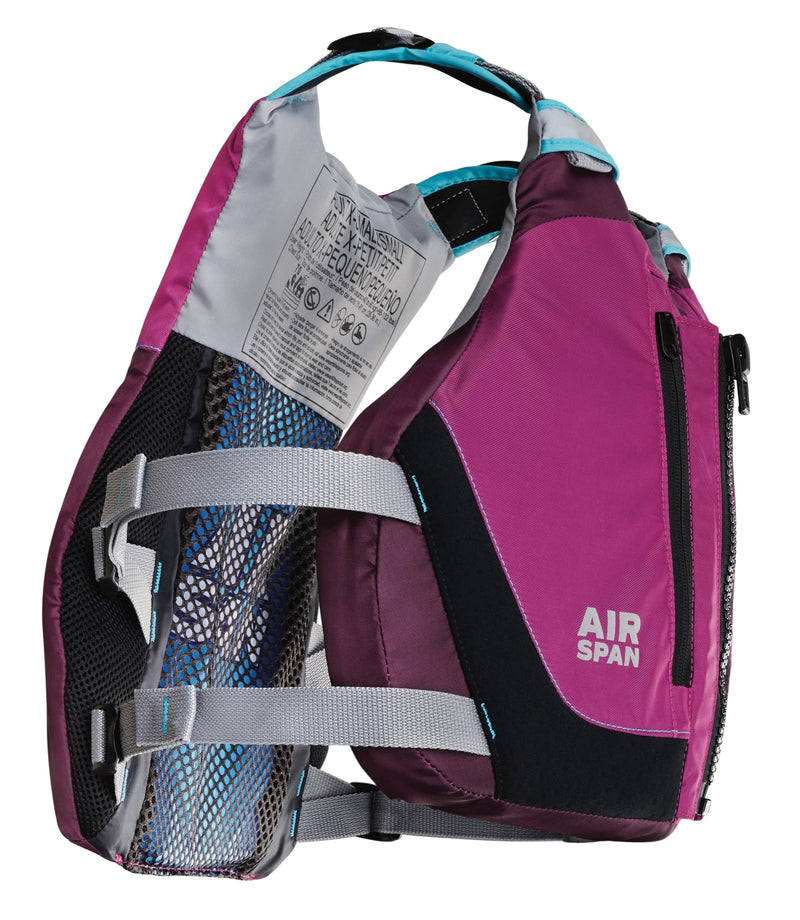Air Span Onyx Breeze Life Jacket, Purple, M/L
