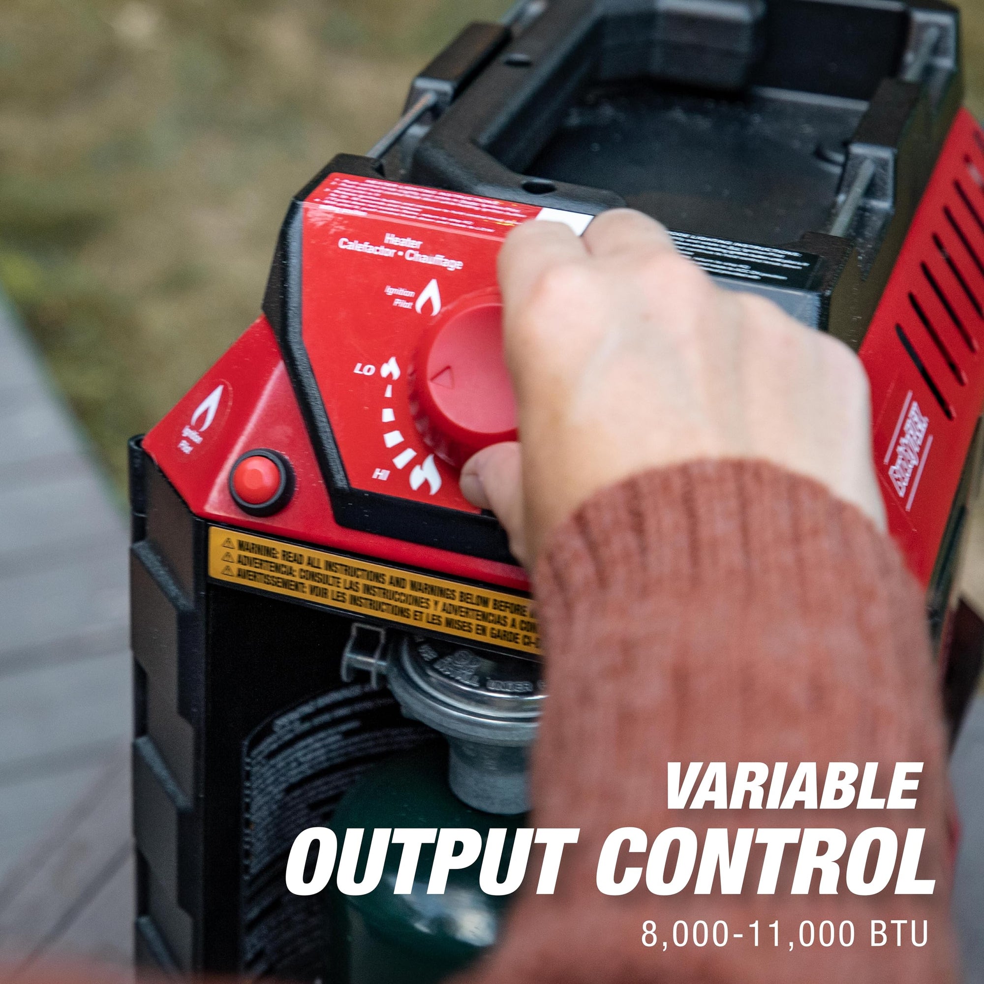 Portable Indoor Safe Buddy Flex Radiant Heater