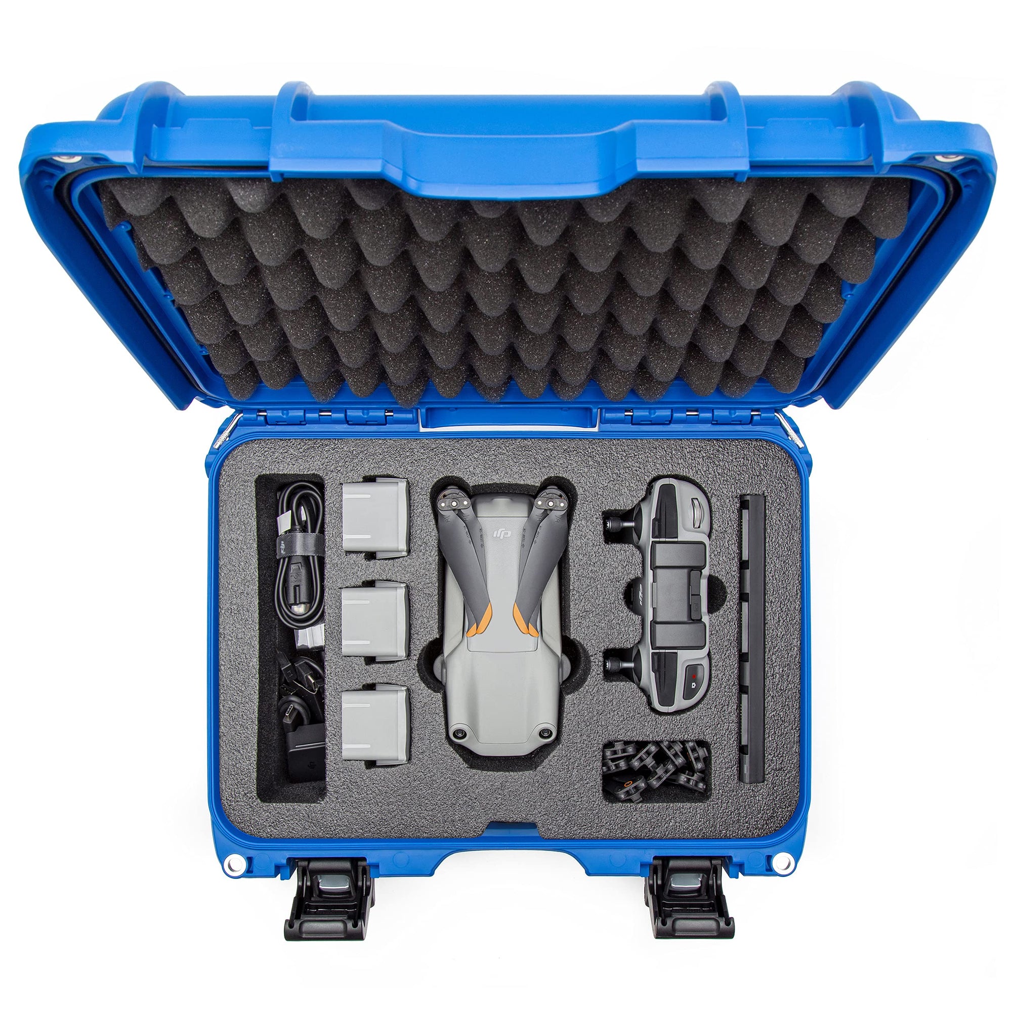 Waterproof Nanuk 915 Hard Case with Foam Insert for DJI Air 2S Fly More Combo - Blue (915-MAVIA2S8)