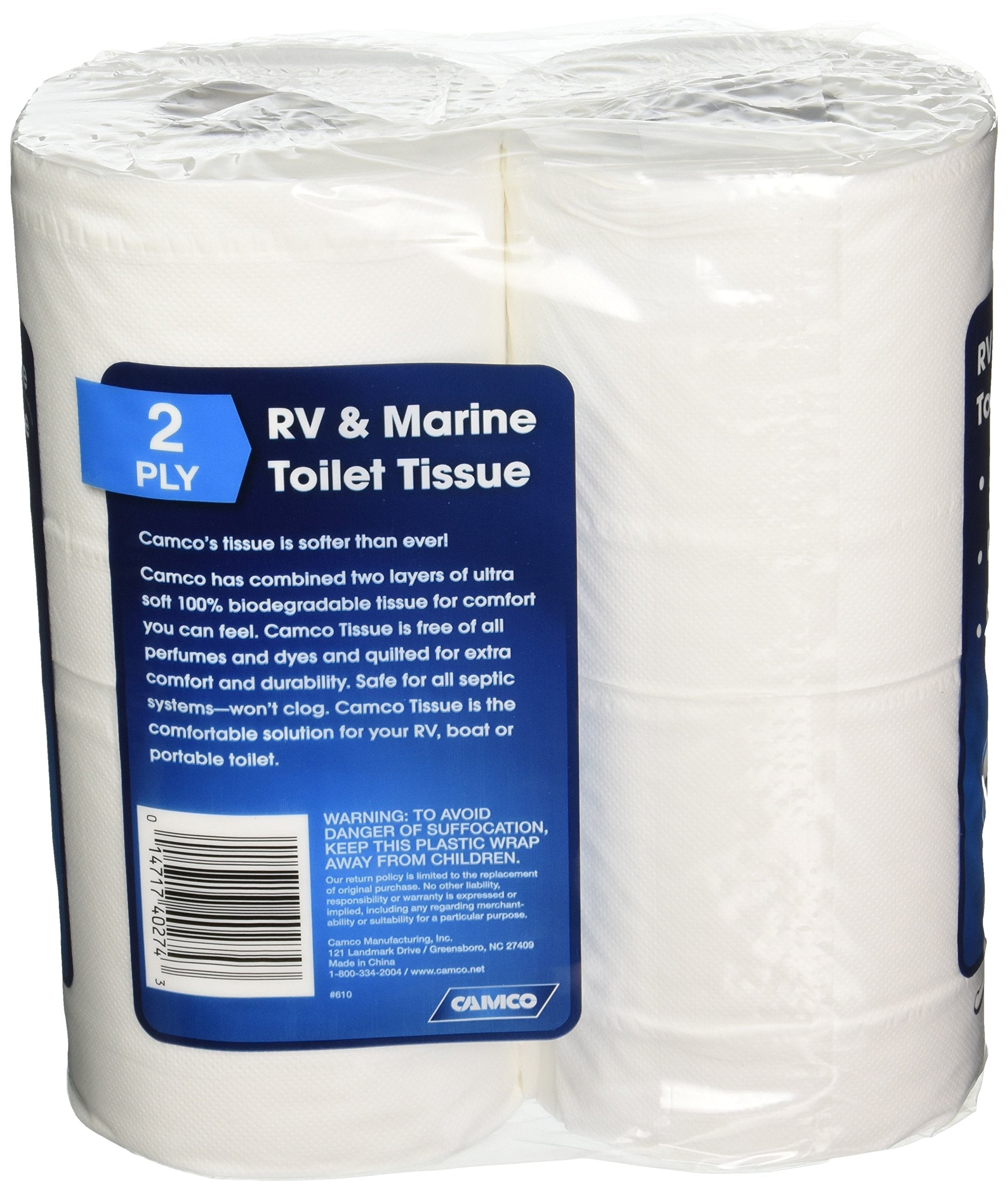 2 Ply TST Toilet Tissue 4 Rolls, 500 sheets